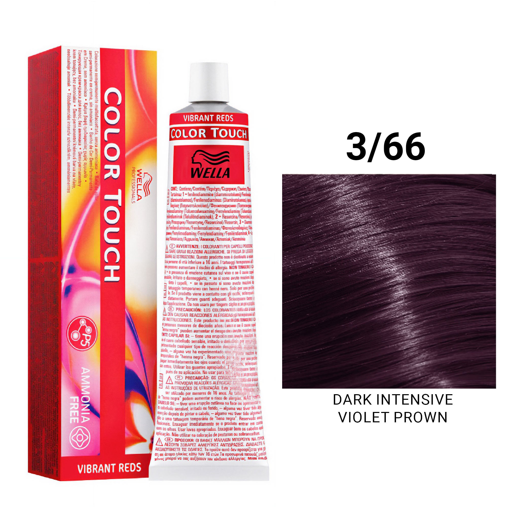 Wella Professionals - Color Touch 3/66 Dark Intensive Violet Prown 60ml