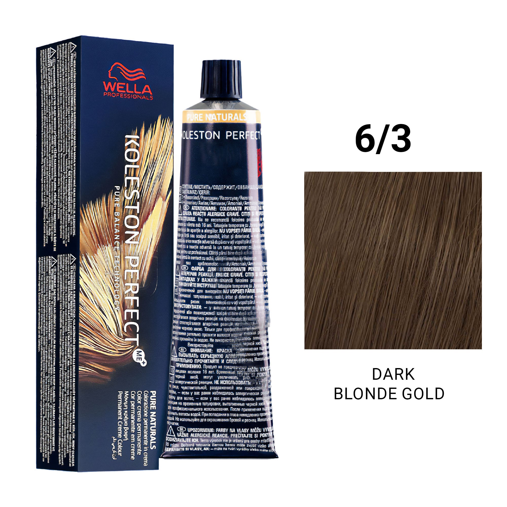 Wella Professionals - Koleston Perfect Me+ 6/3 Dark Blonde Gold 60ml