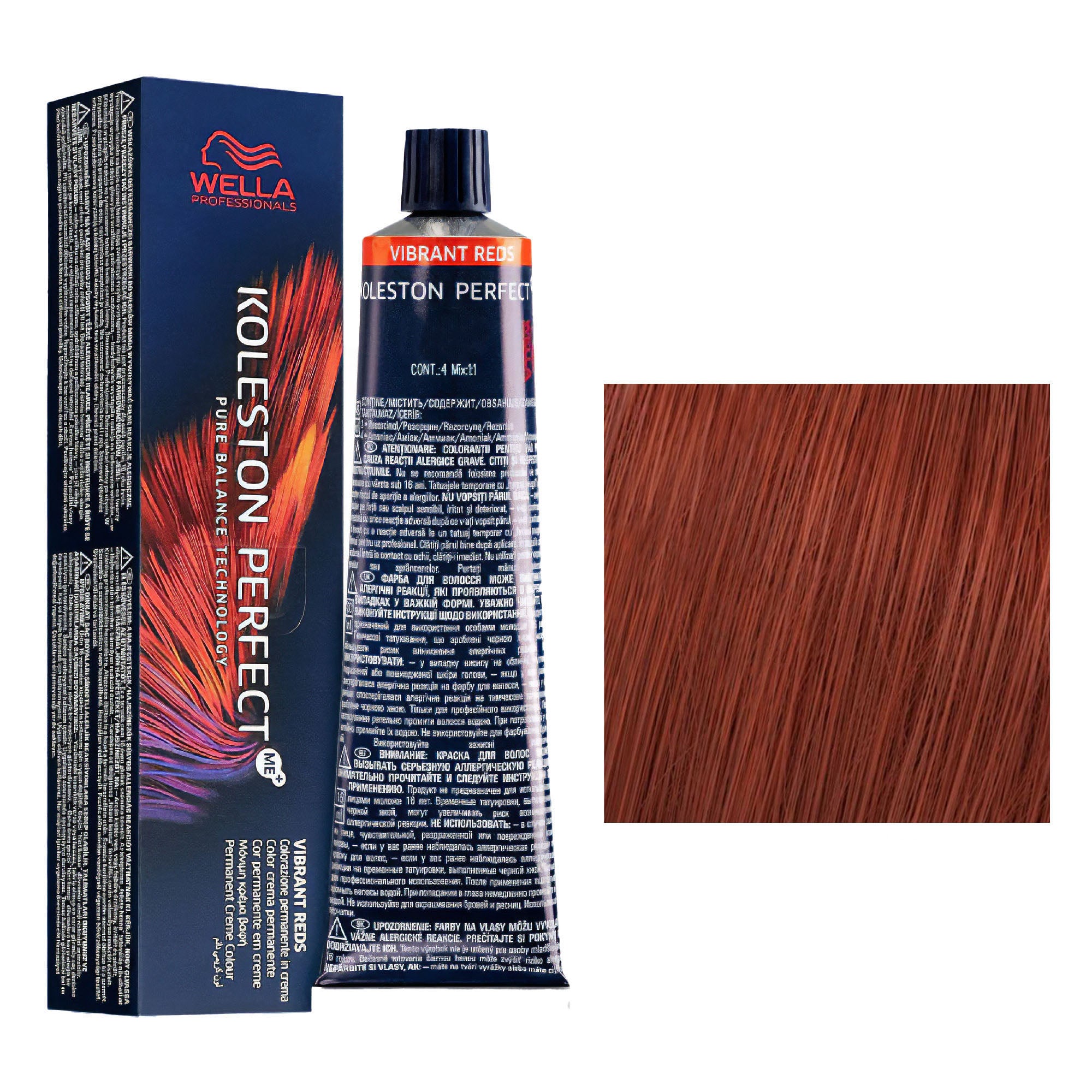 Wella Professionals - Koleston Perfect Me+ 7/43 Medium Blonde Red Gold 60ml