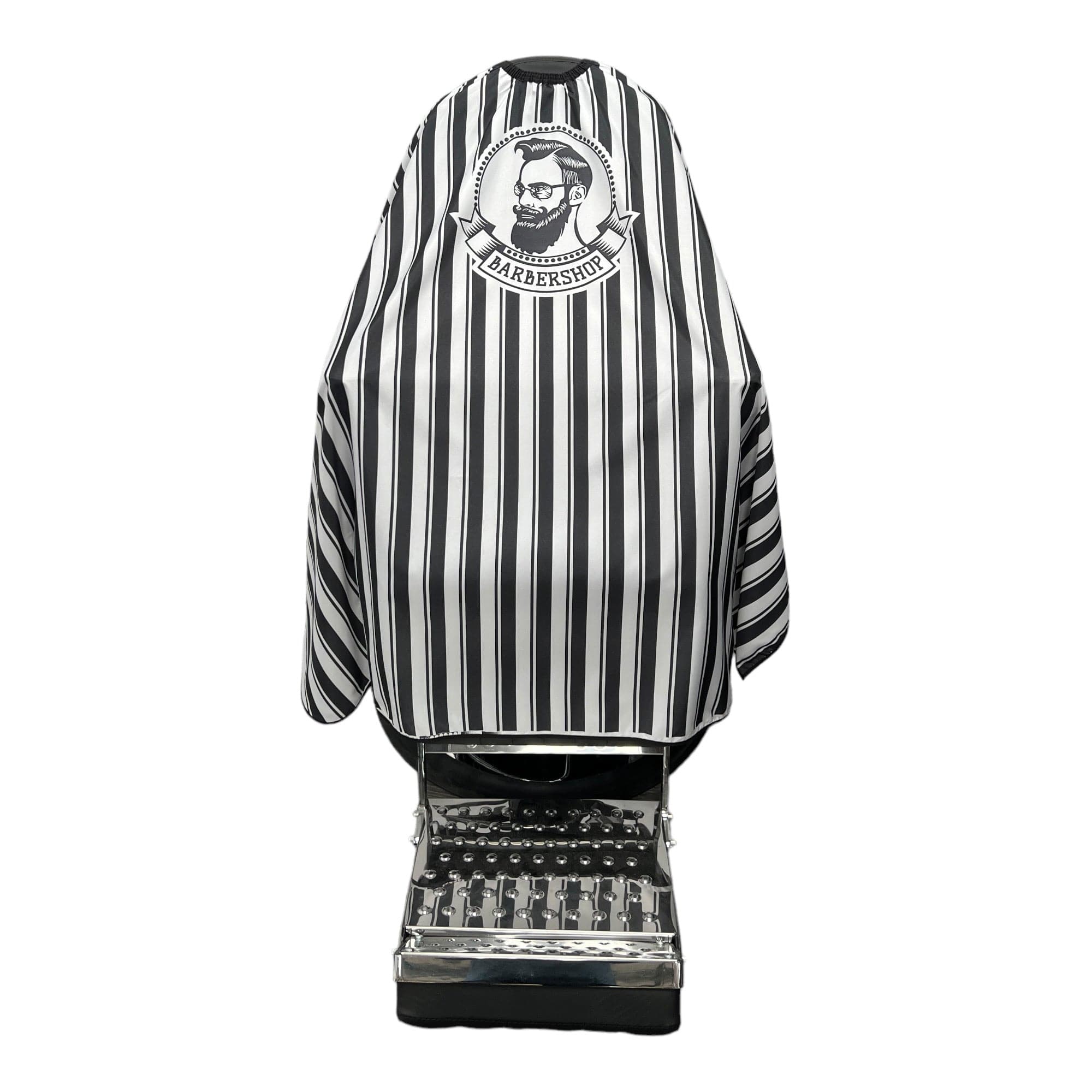 Gabri - Barber Hairdressing Hair Cutting Cape & Gown Man Pattern Black Stripes