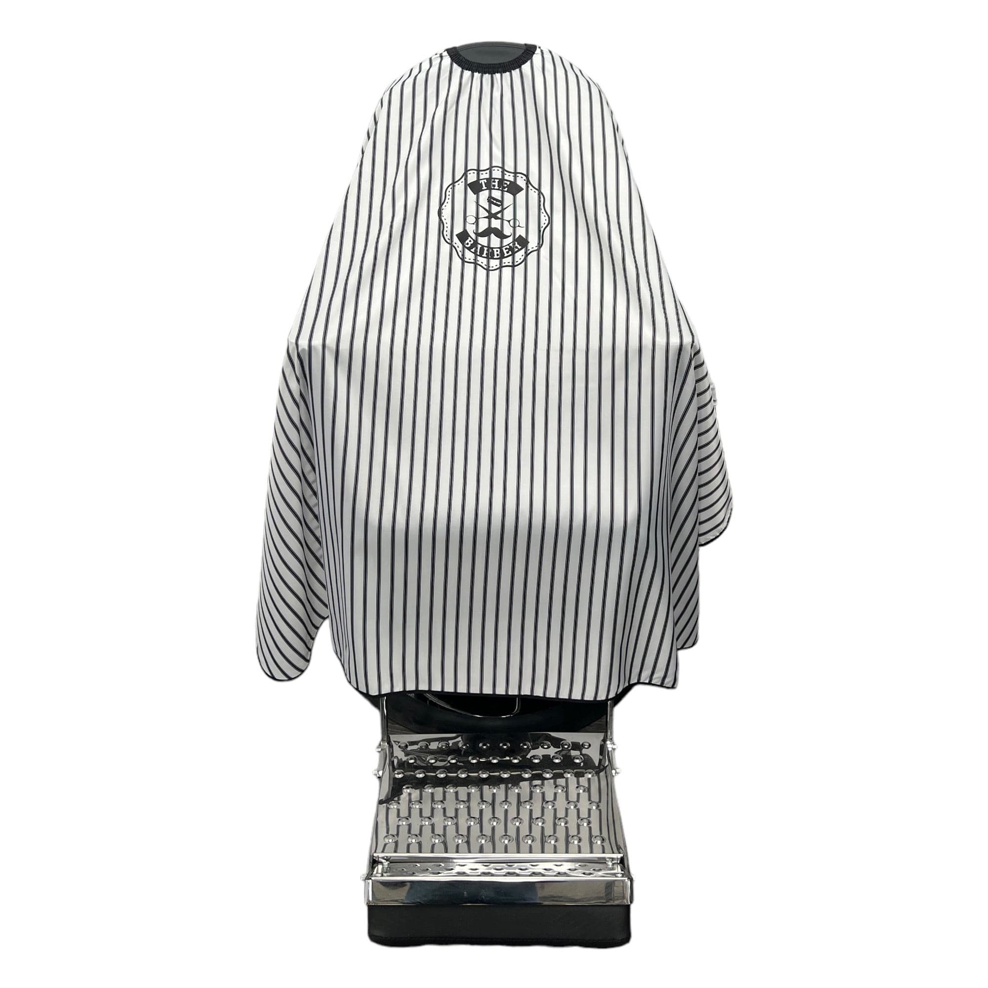 Gabri - Barber Hairdressing Hair Cutting Capes & Gowns Black and White Stripes