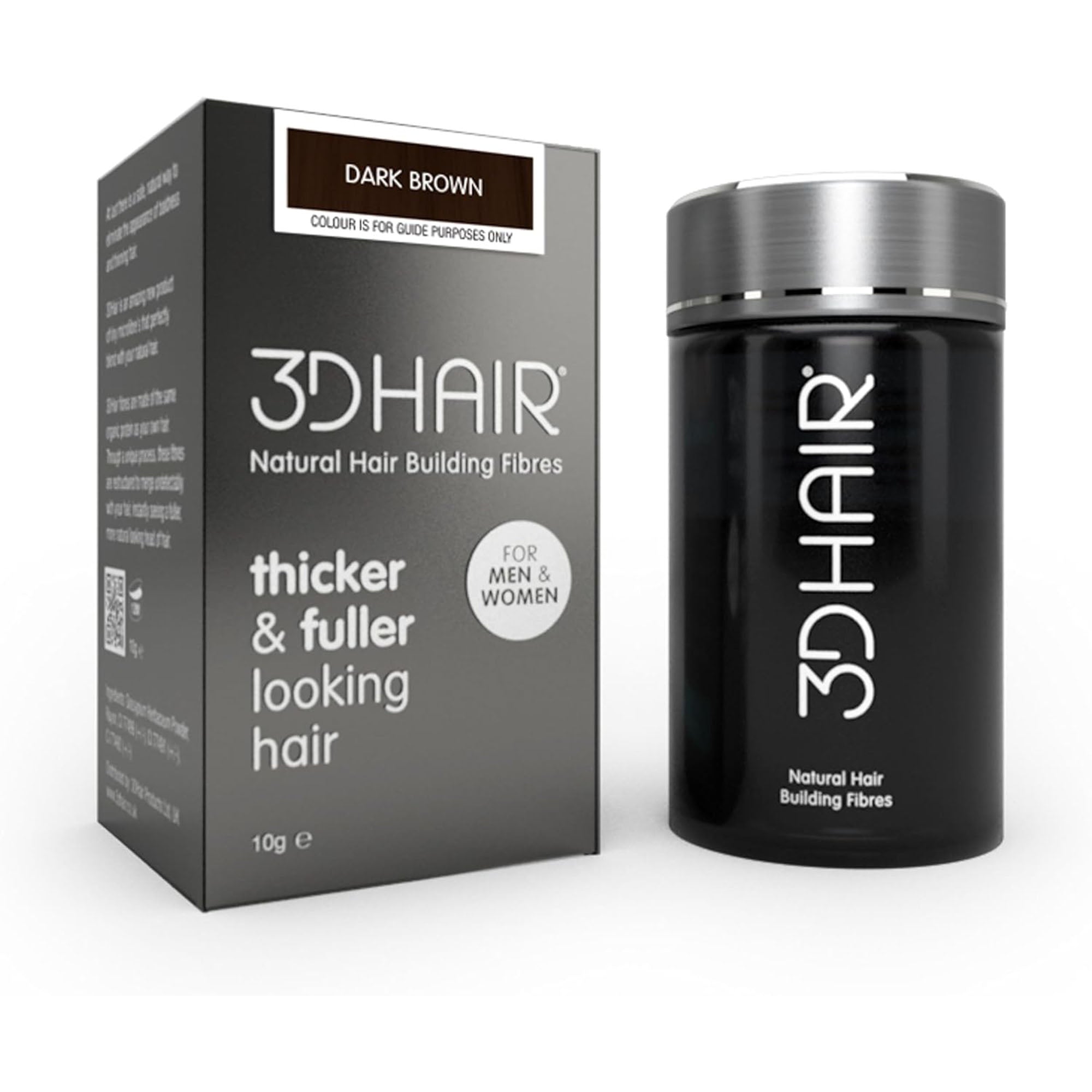 3D Hair - Building Fibres Dark Brown 10g