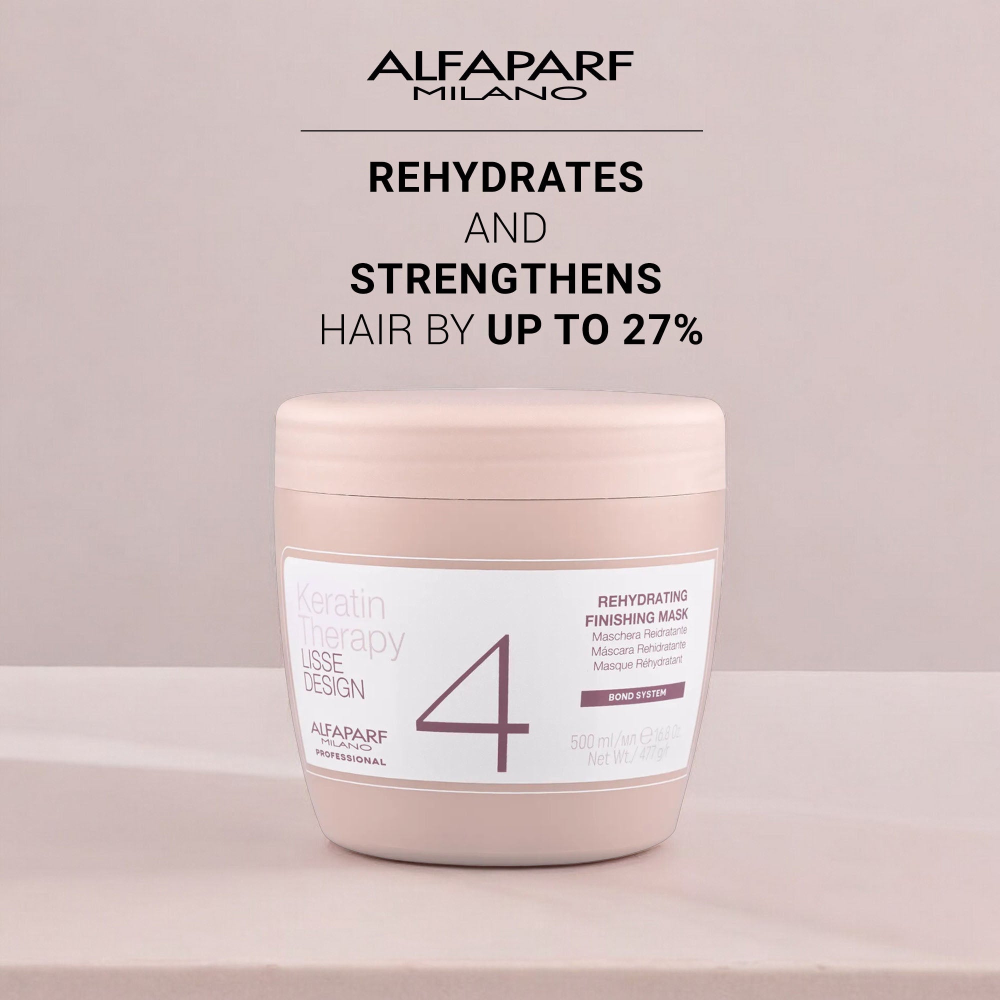 Alfaparf -  Keratin Therapy Lisse Design 4 Rehydrating Finishing Mask 500ml