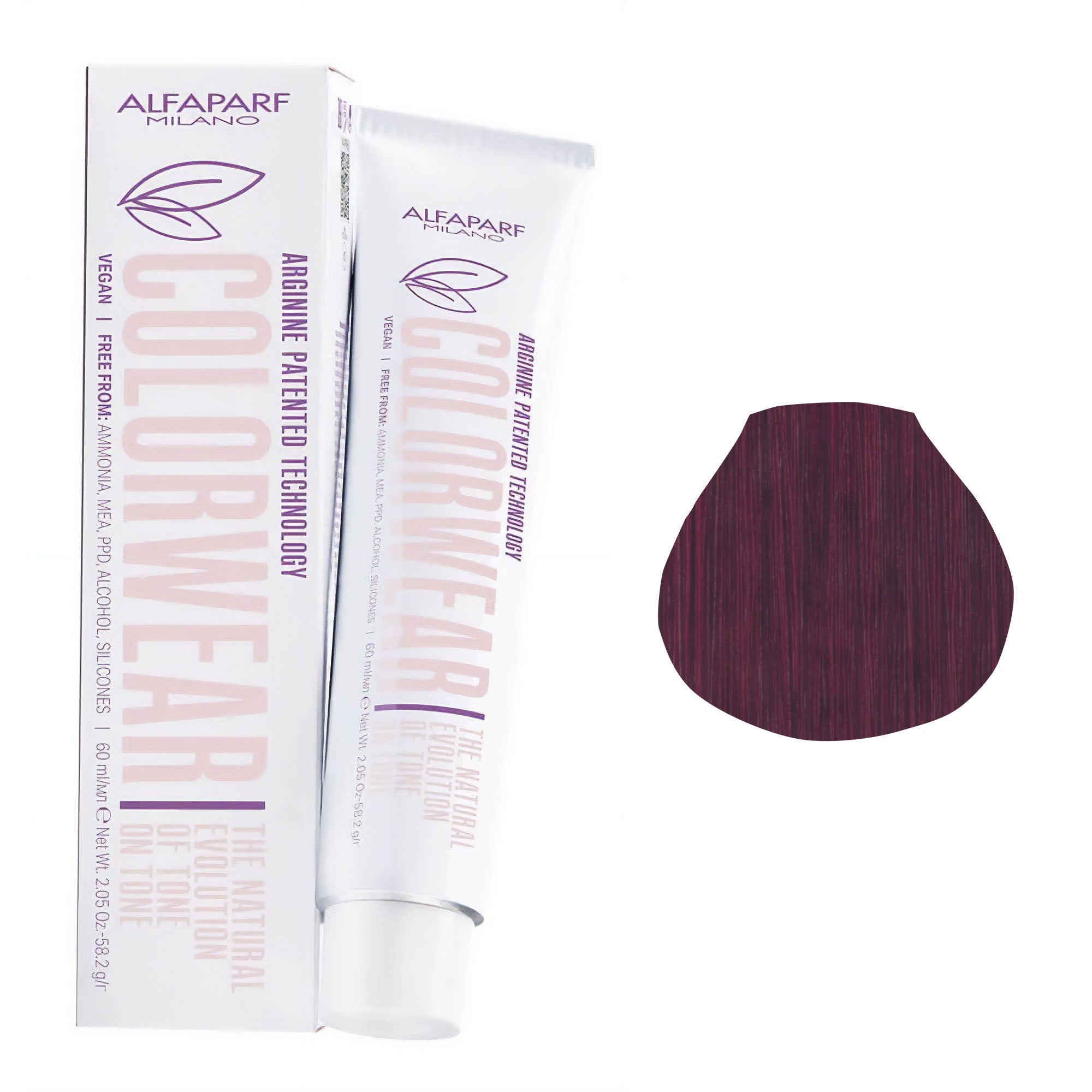 Alfaparf - Color Wear Semi Permanent Hair Colour Mahogany Series 60ml