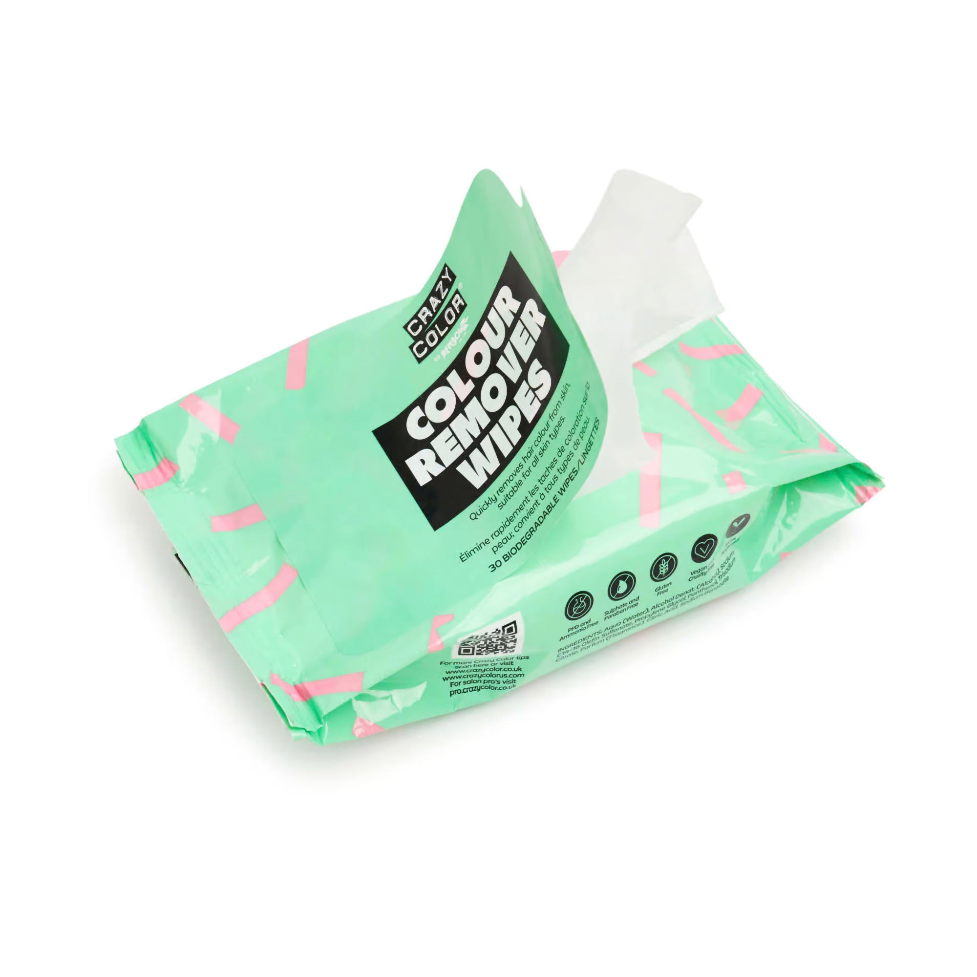 Crazy Color - Colour Remover Wipes 30pcs