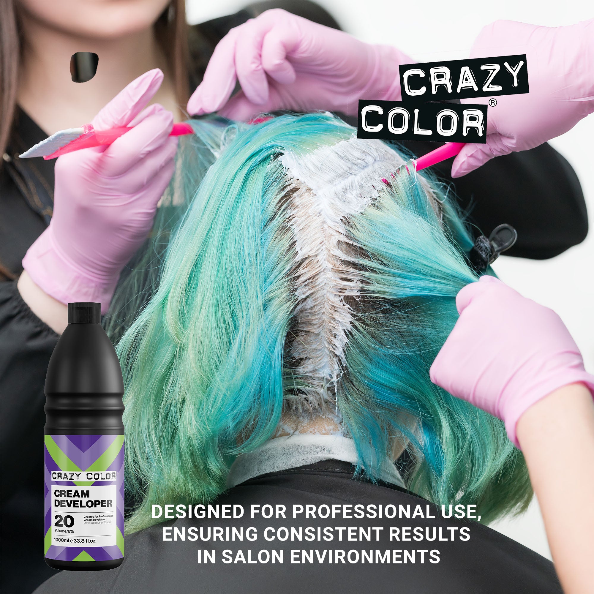 Crazy Color - Cream Developer 6% 20vol 1000ml