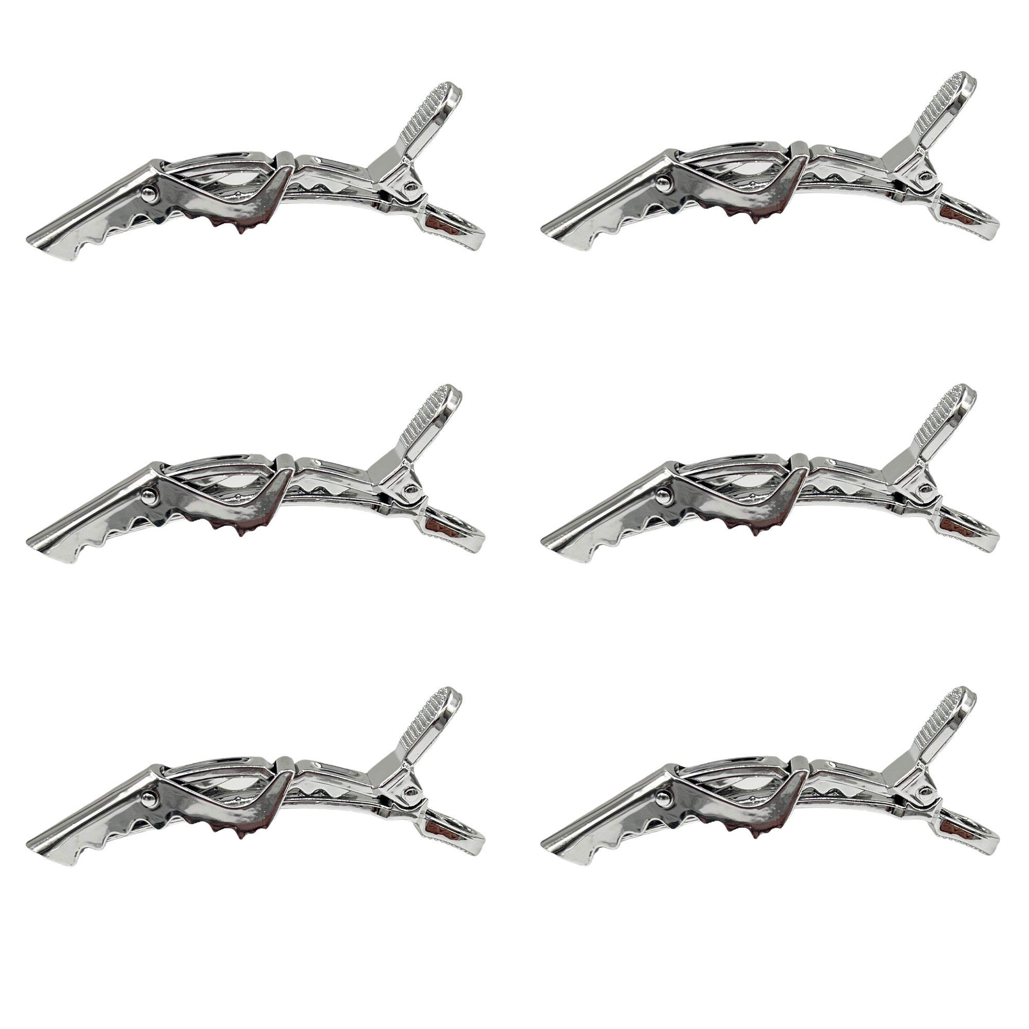 Eson - Crocodile Hair Clip 6pcs