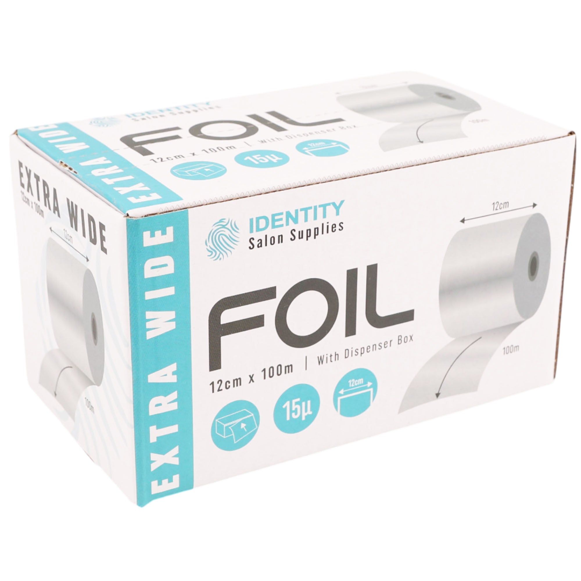Identity - Extra Wide Foil Silver 120mm