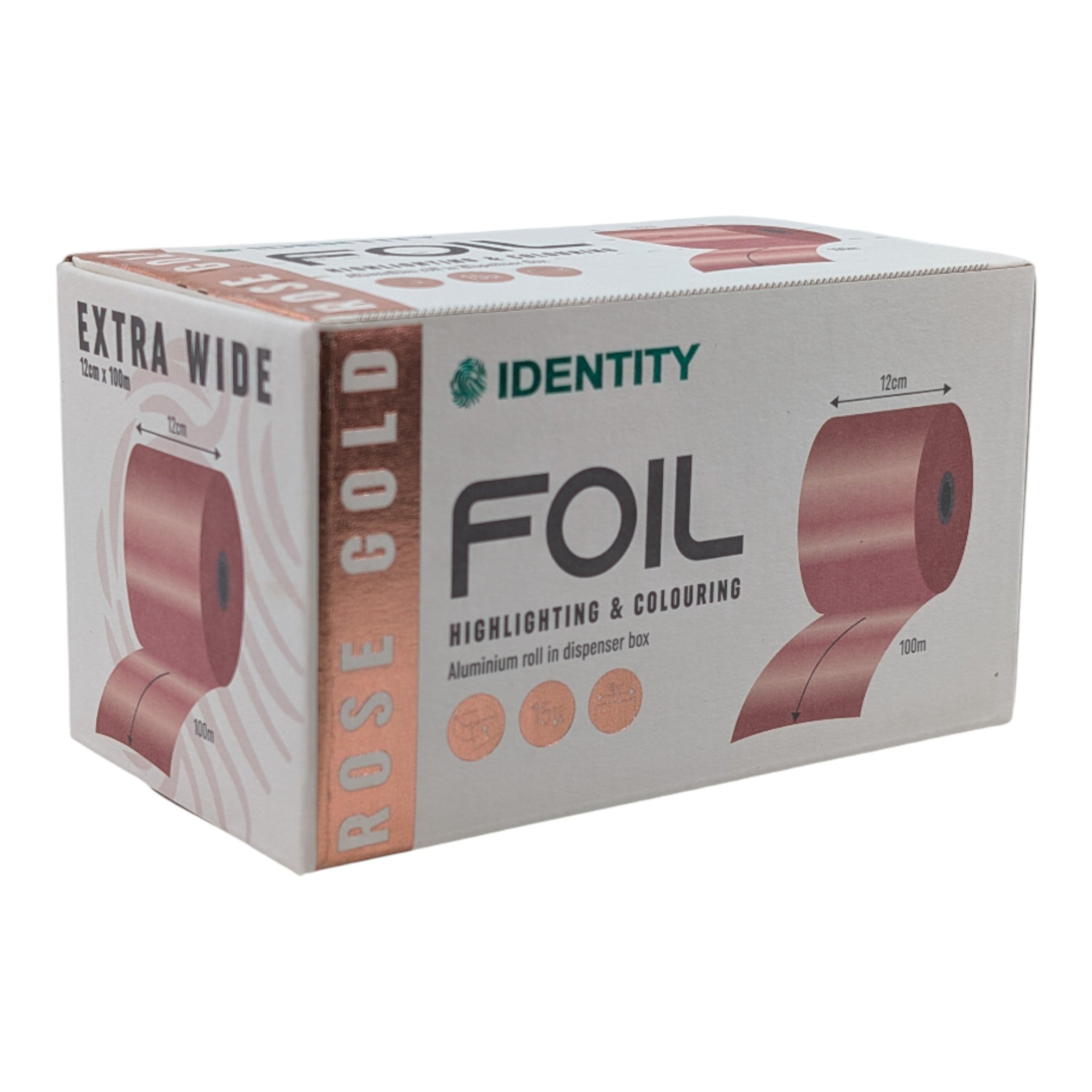 Identity - Extra Wide Foil 120mm x 100m - Rose Gold