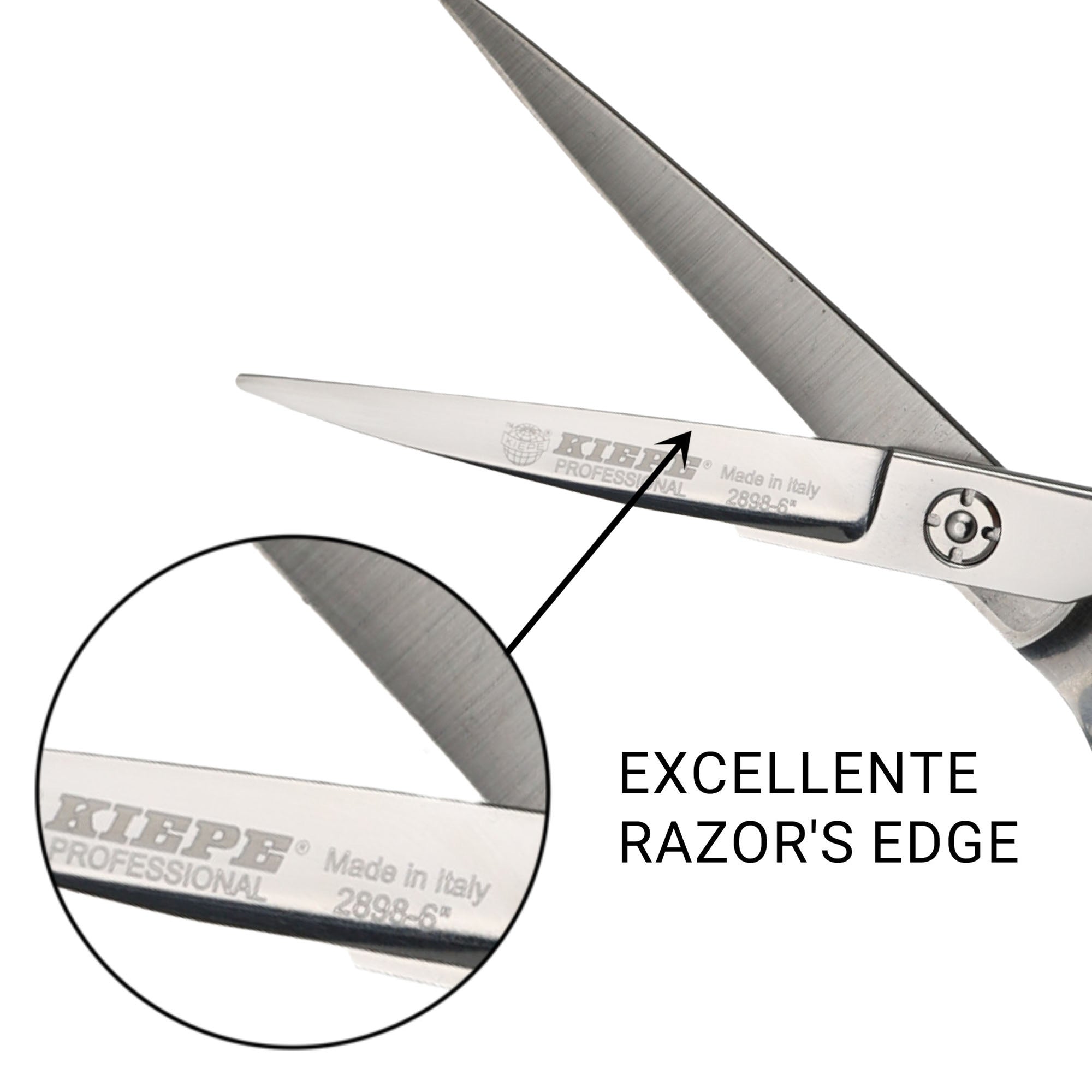 Kiepe - 2898 Monster Cut Razor Edge Scissors Semi Offset 6 Inch (16cm)