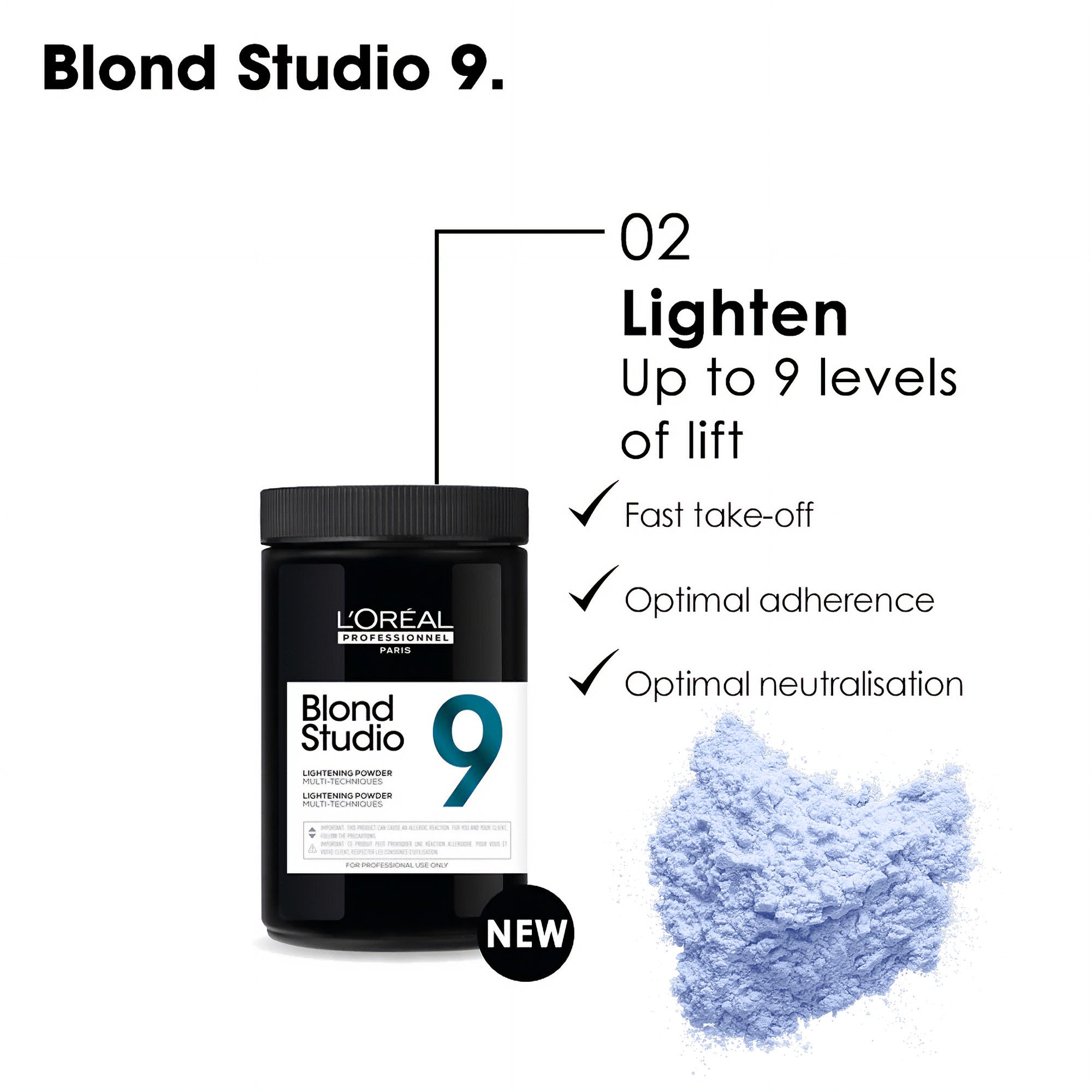 Loreal Professionnel - Blond Studio 9 Multi-Techniques Lightening Powder 500g