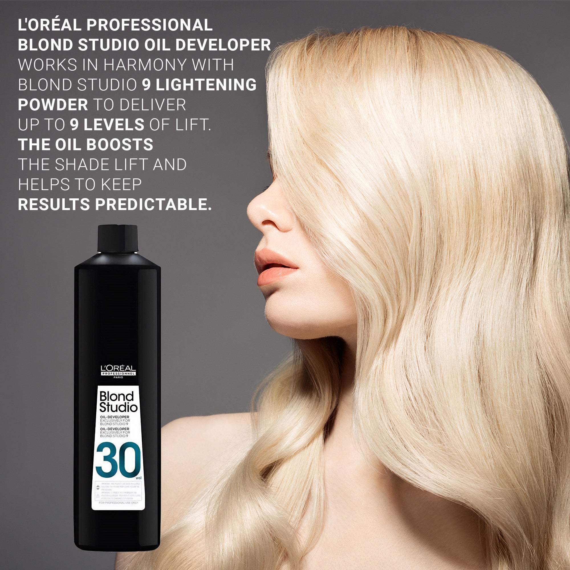 Loreal Professionnel - Blond Studio 9 Oil-Developer 9% 30 Vol. 1000ml