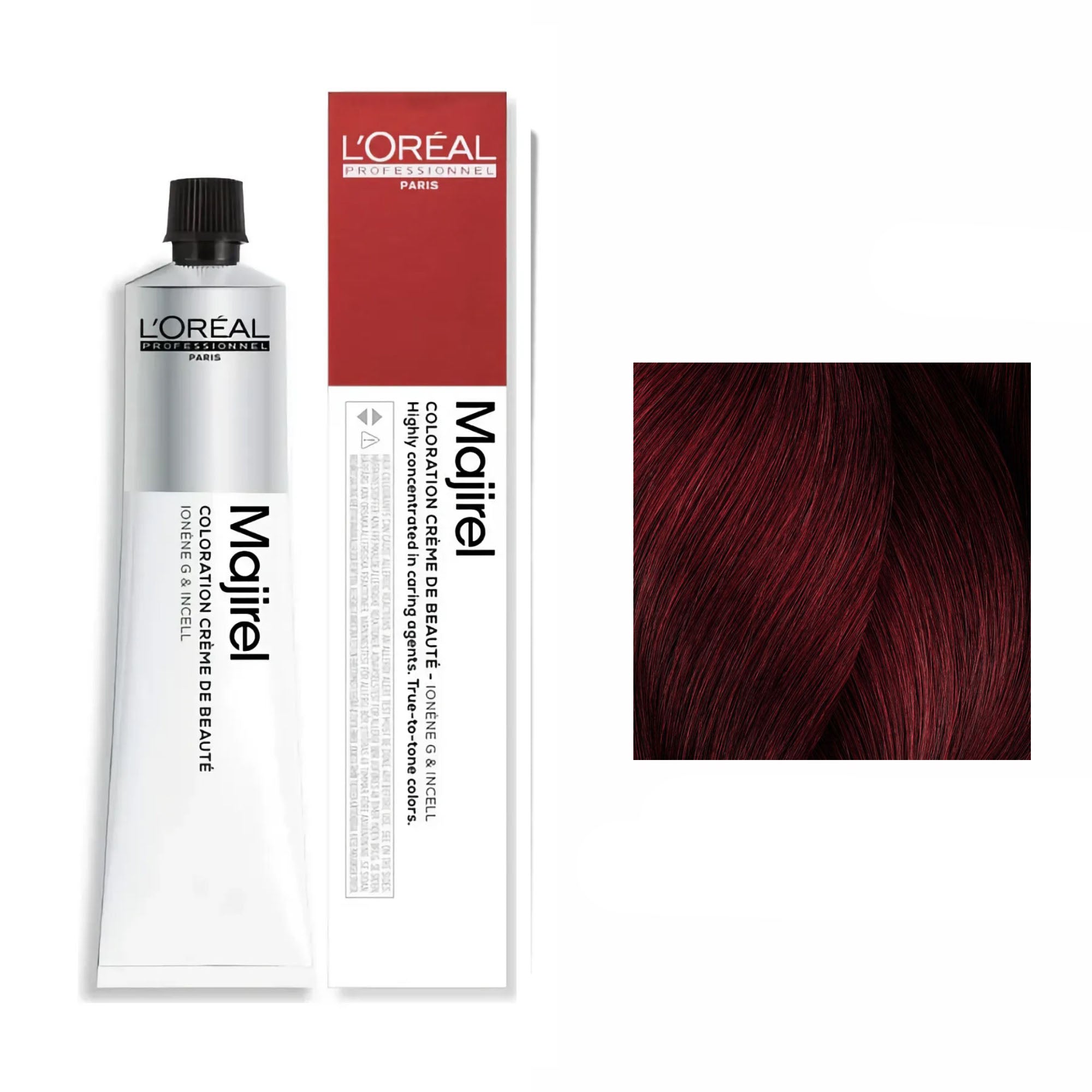 Loreal Professionnel - Majirel Permanent Hair Colour 4.60 Intense Red Brown Carmilane 50ml