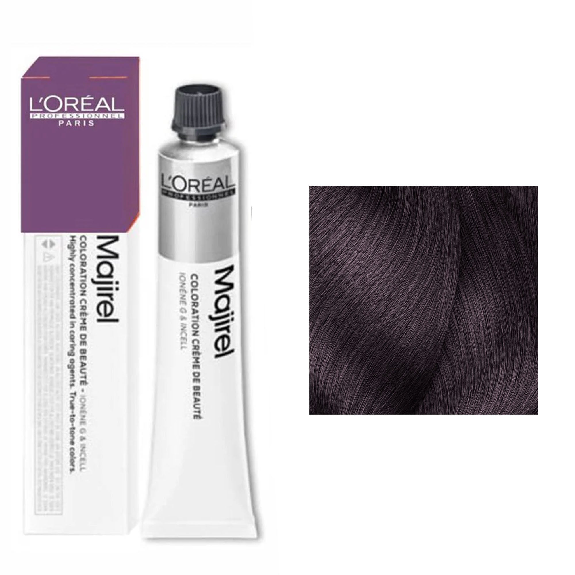 Loreal Professionnel - Majirel Permanent Hair Colour 5.20 Intense Iridescent Light Brown 50ml