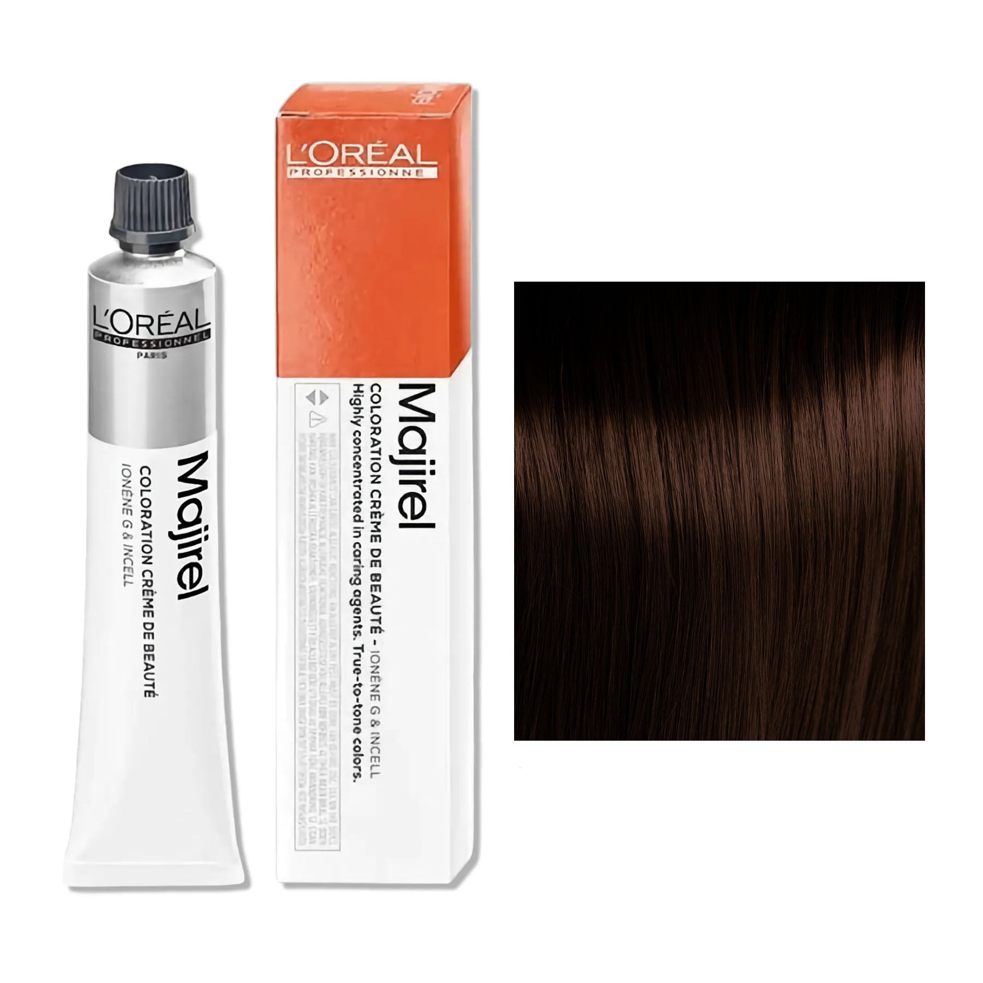 Loreal Professionnel - Majirel Permanent Hair Colour 5.4 Light Copper Brown 50ml