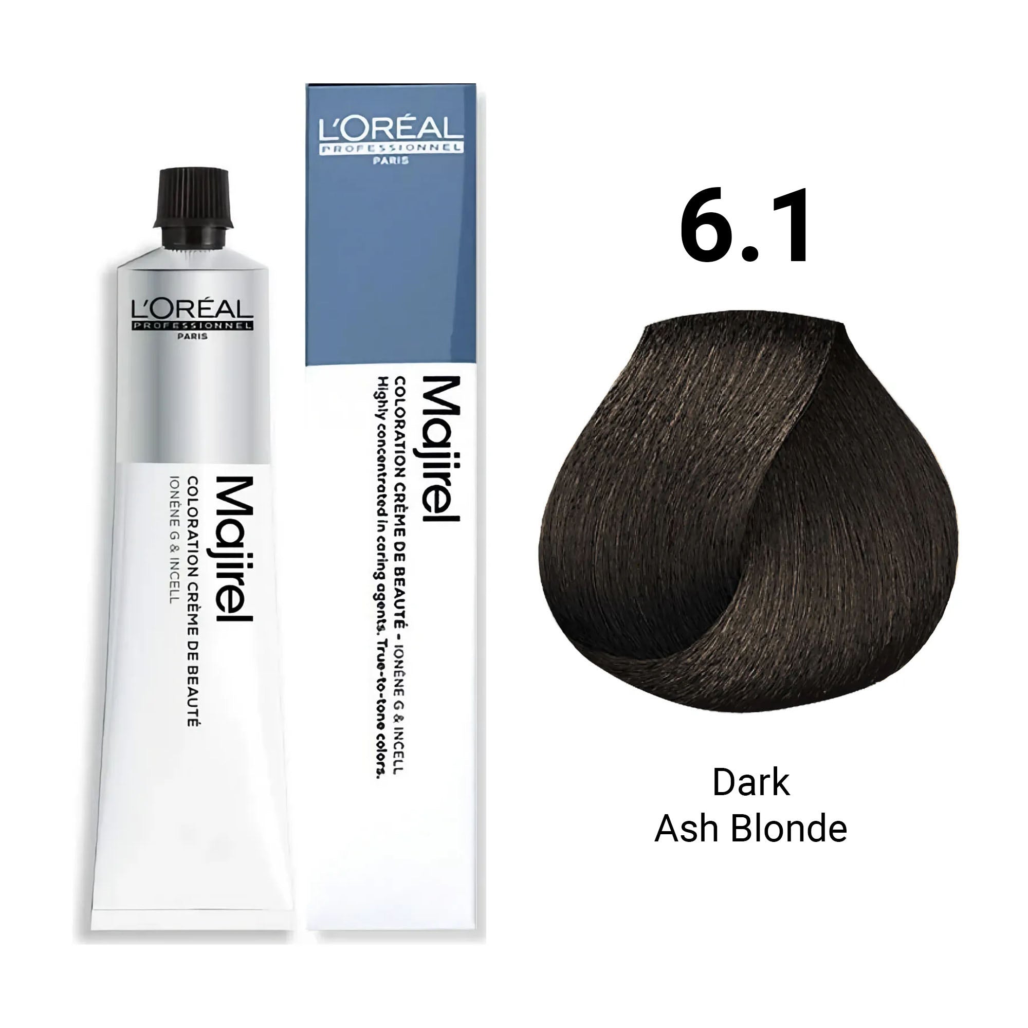 Loreal Professionnel - Majirel Permanent Hair Colour 6.1 Dark Ash Blonde 50ml