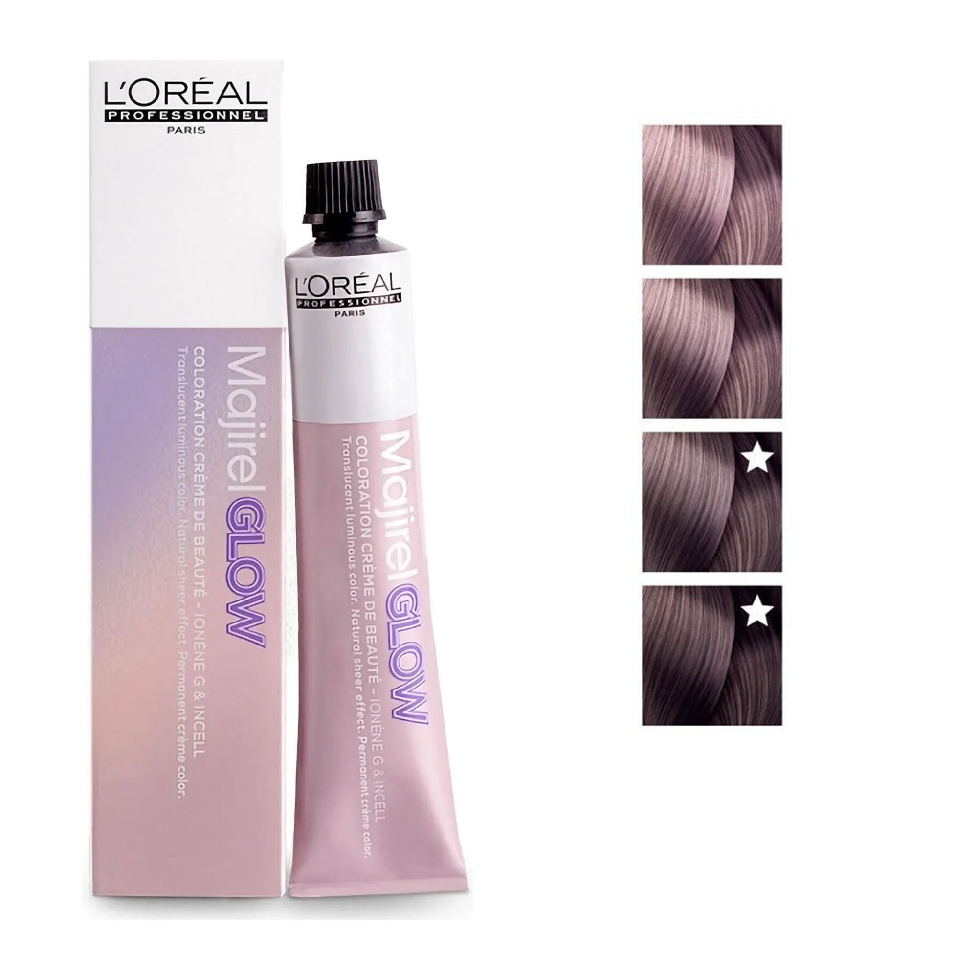 Loreal Professionnel - Majirel Glow Permanent Hair Colour Light .21 Frozen Rose 50ml