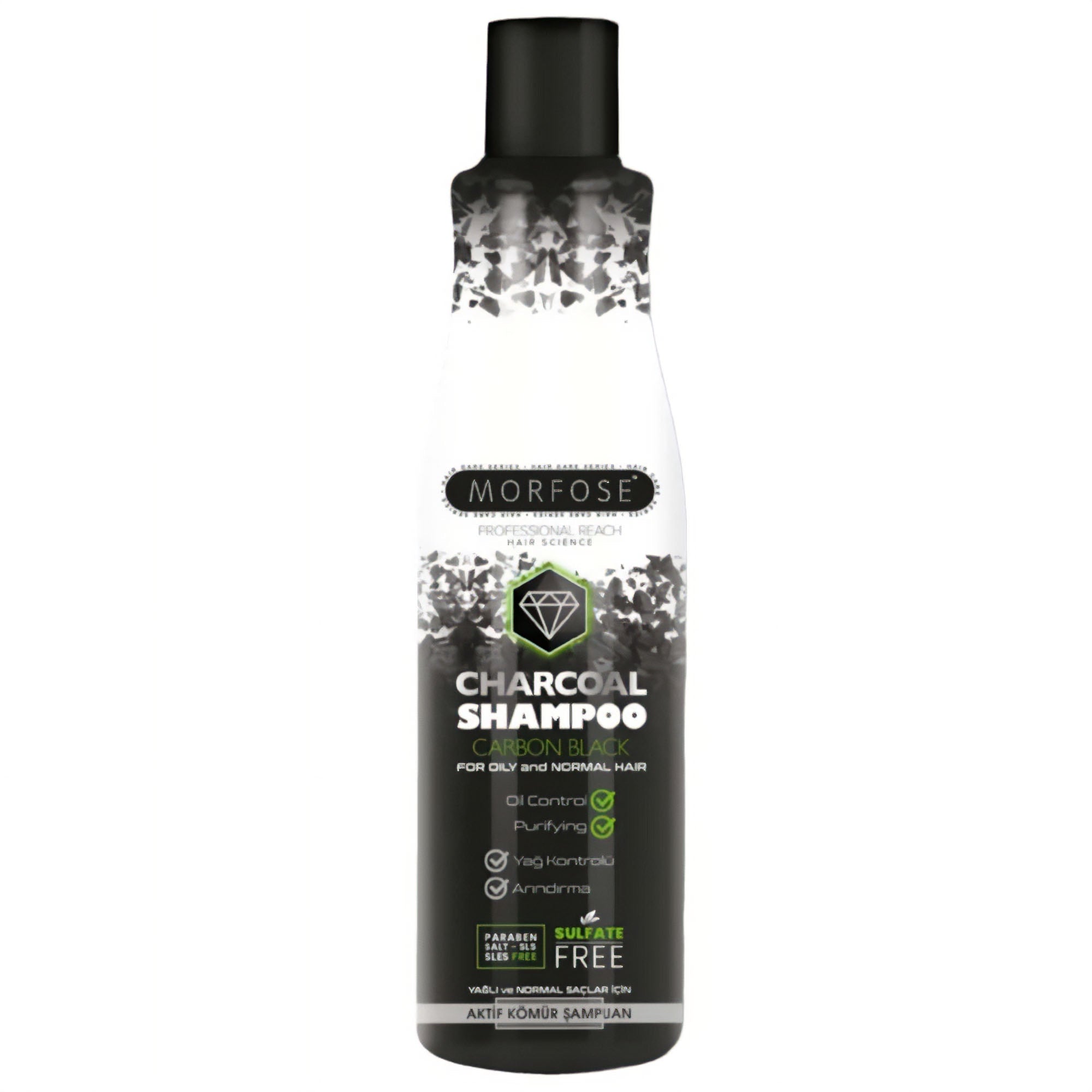 Morfose - Charcoal Shampoo Carbon Black SLS-free 500ml