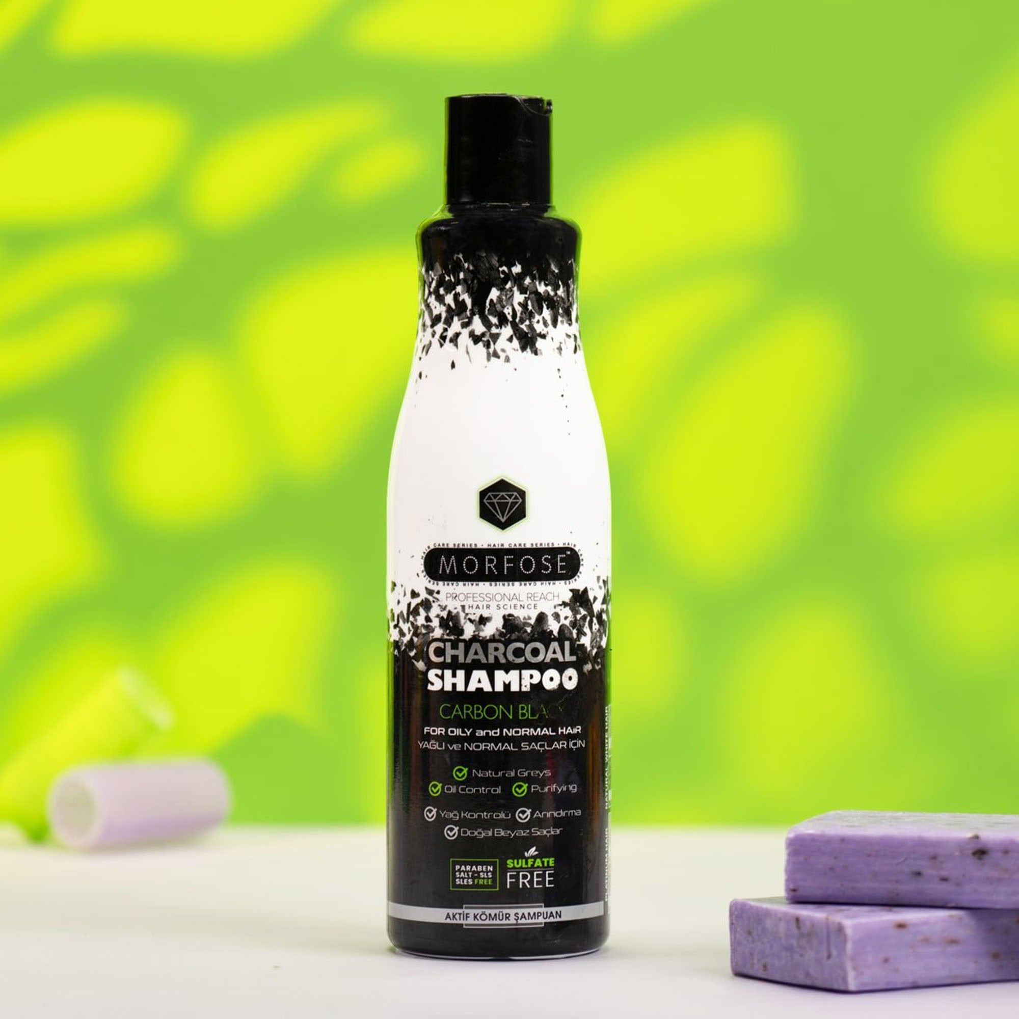 Morfose - Charcoal Shampoo Carbon Black SLS-free 500ml