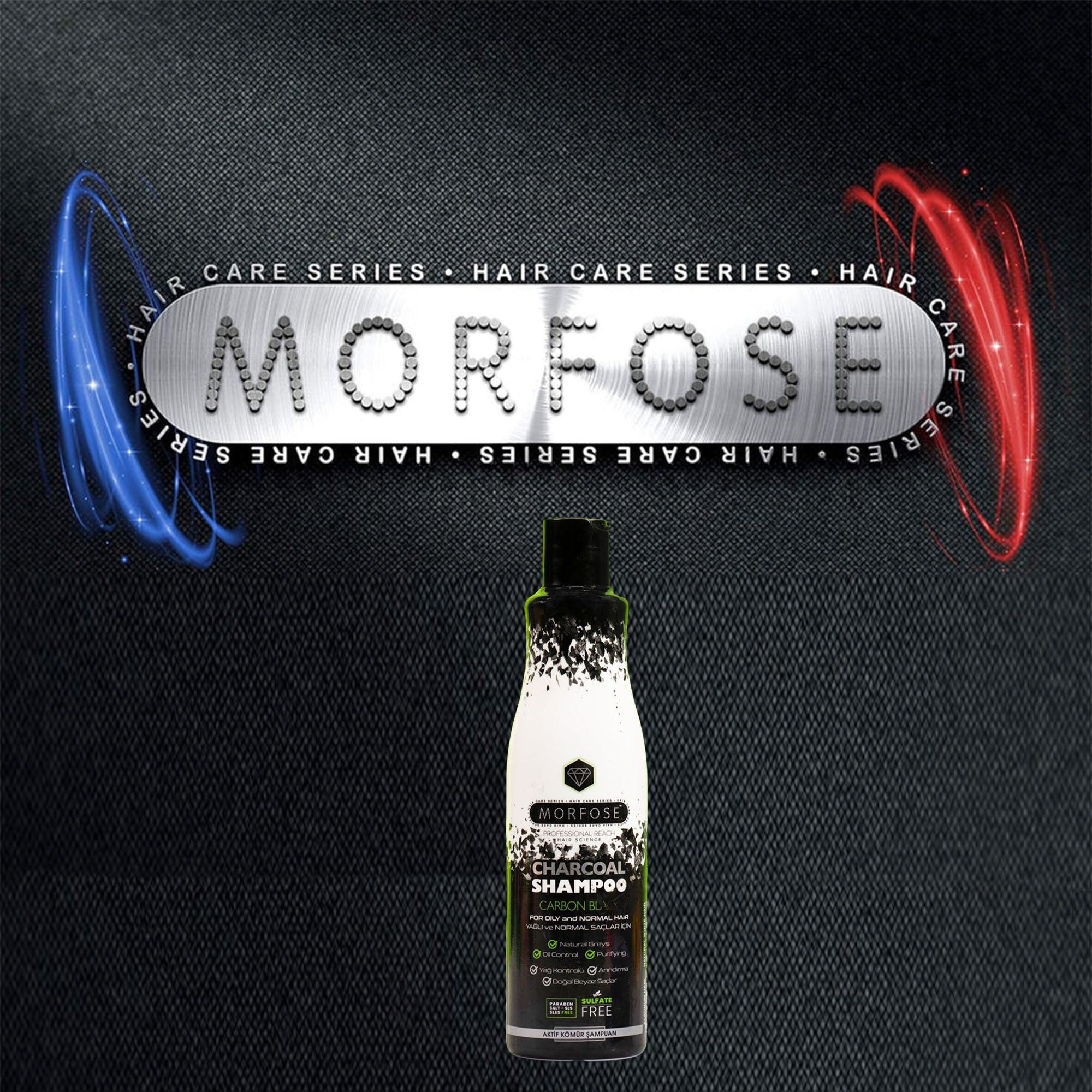 Morfose - Charcoal Shampoo Carbon Black SLS-free 500ml