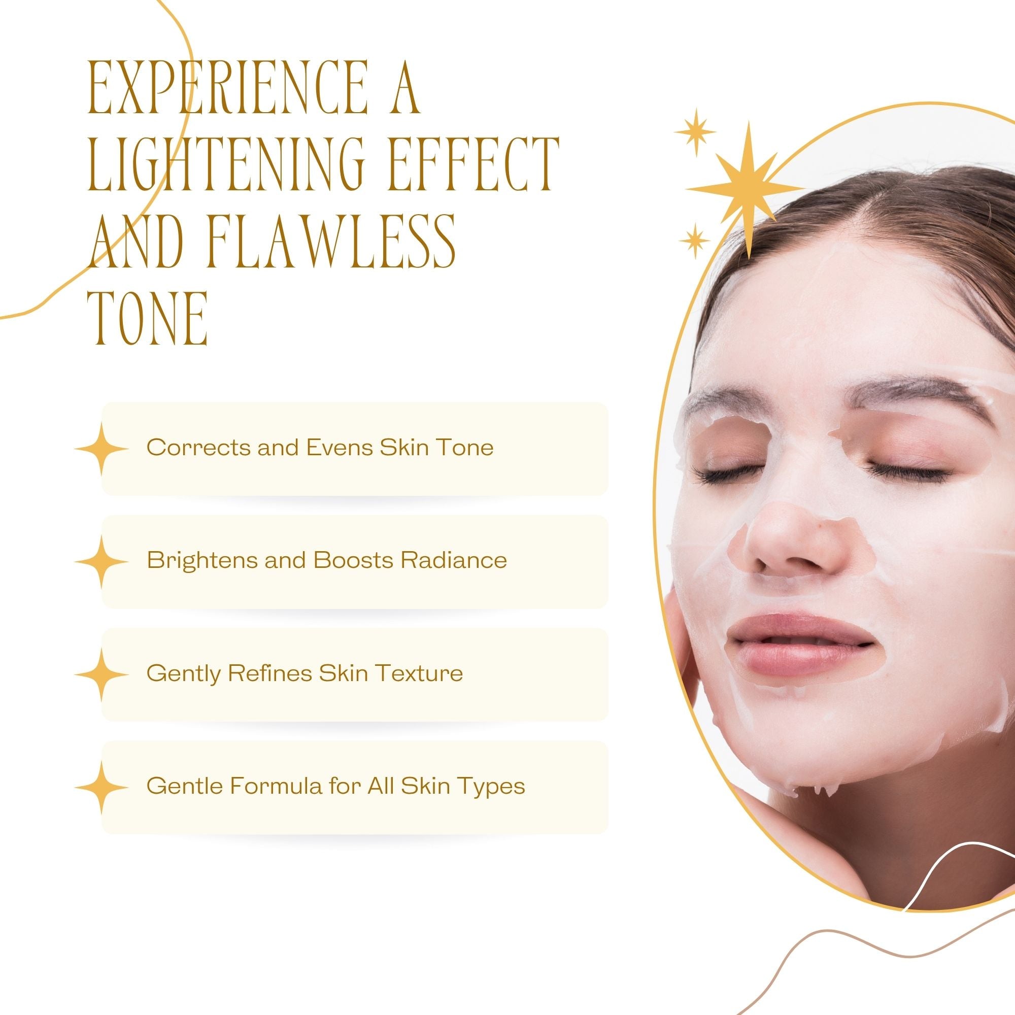 Morfose - Onix Whitening Sheet Face Mask 20ml