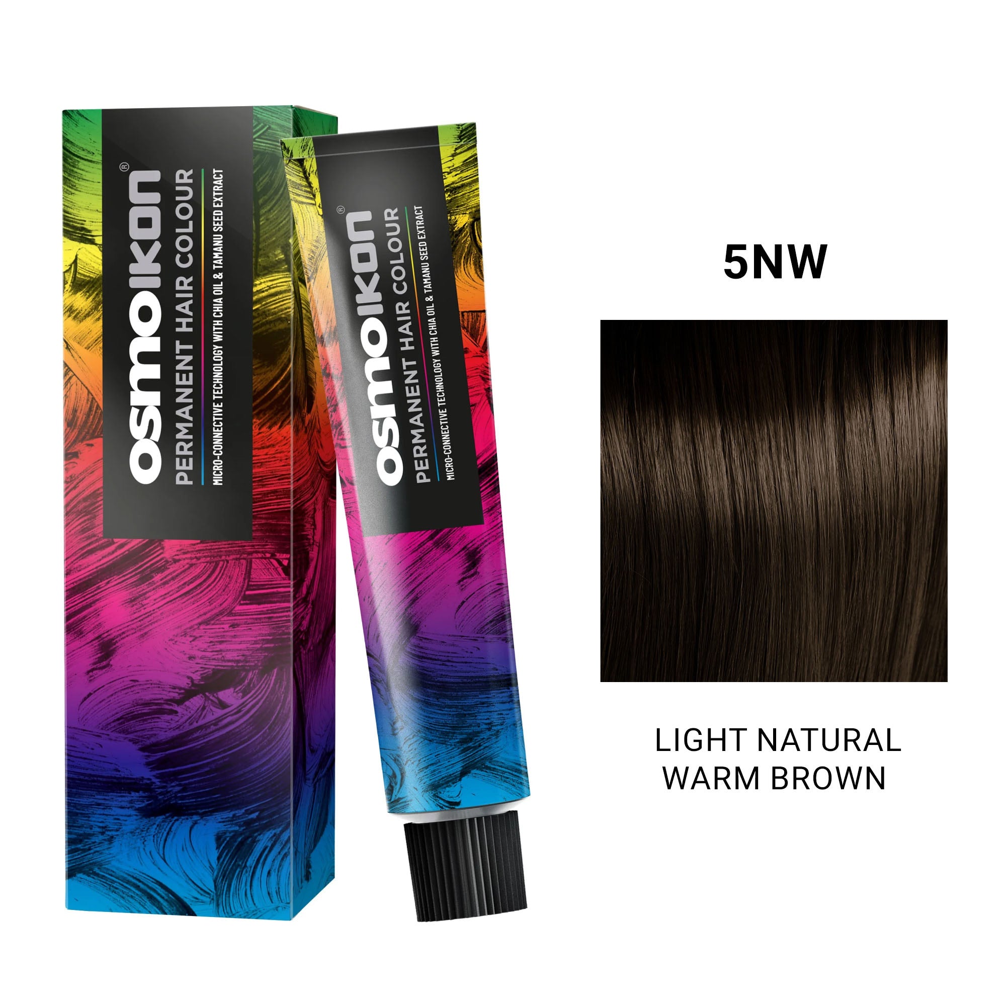 Osmo - Ikon Permanent Hair Colour 5NW Light Natural Warm Brown 100ml