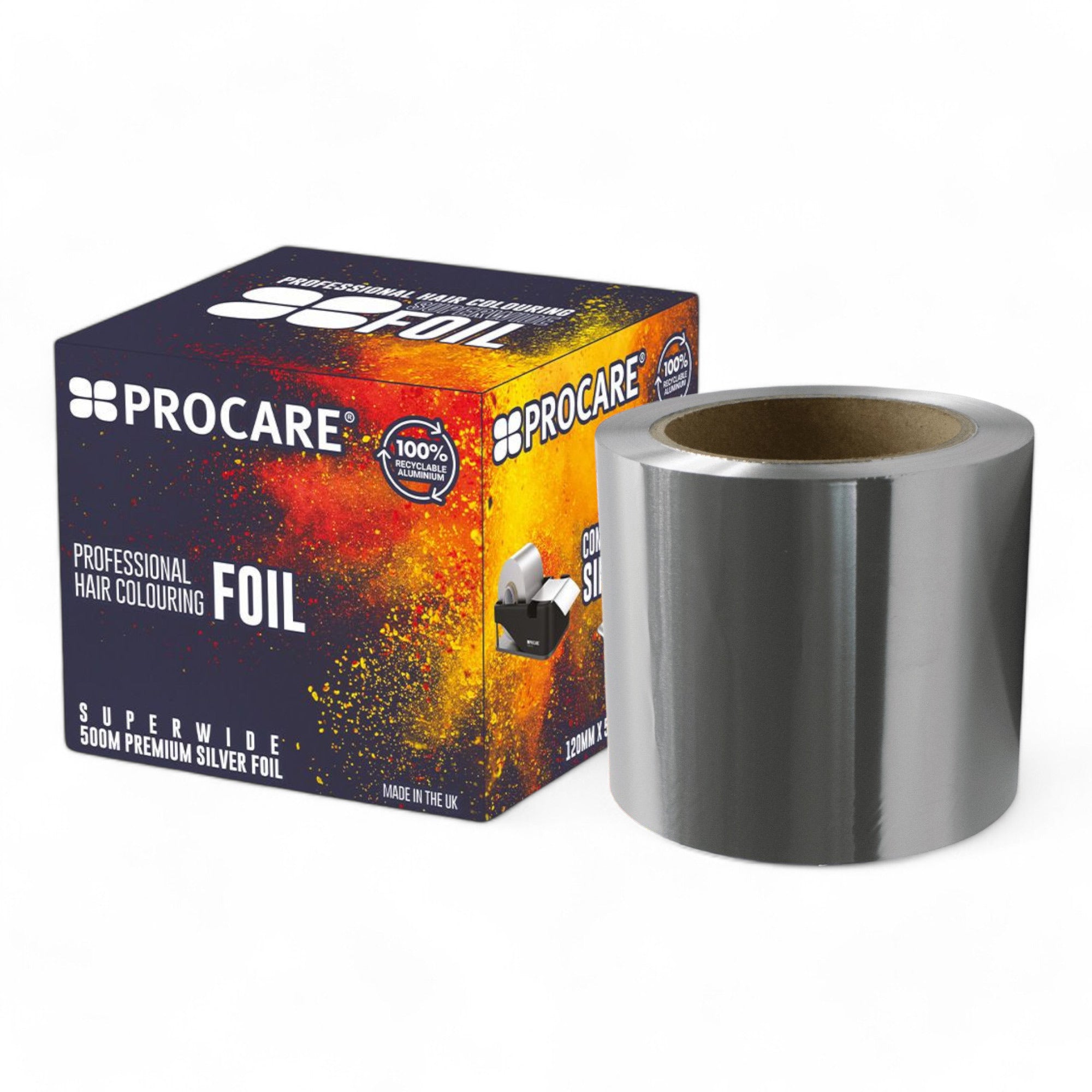 Procare - Premium Silver Superwide Hair Foil Roll 120mm x 500m