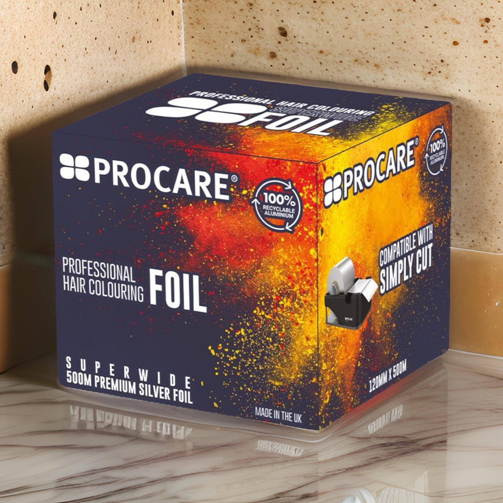 Procare - Premium Silver Superwide Hair Foil Roll 120mm x 500m