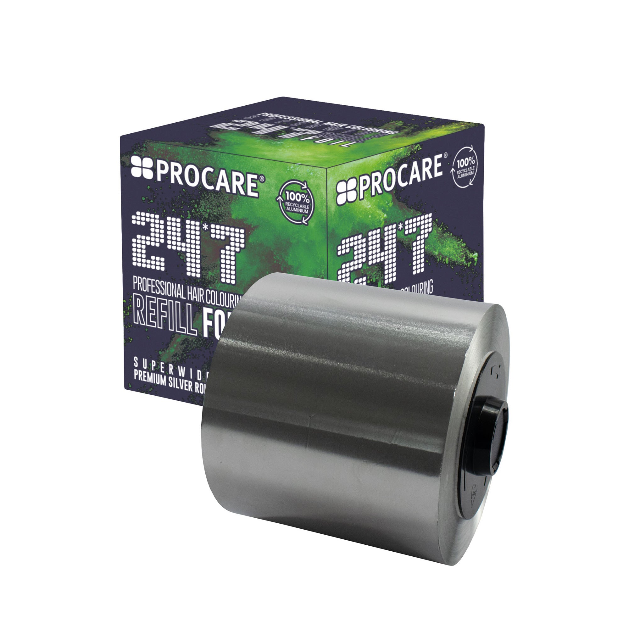 Procare - Premium Superwide Silver 24*7 Hair Foil Refill Roll 120mm x 450m