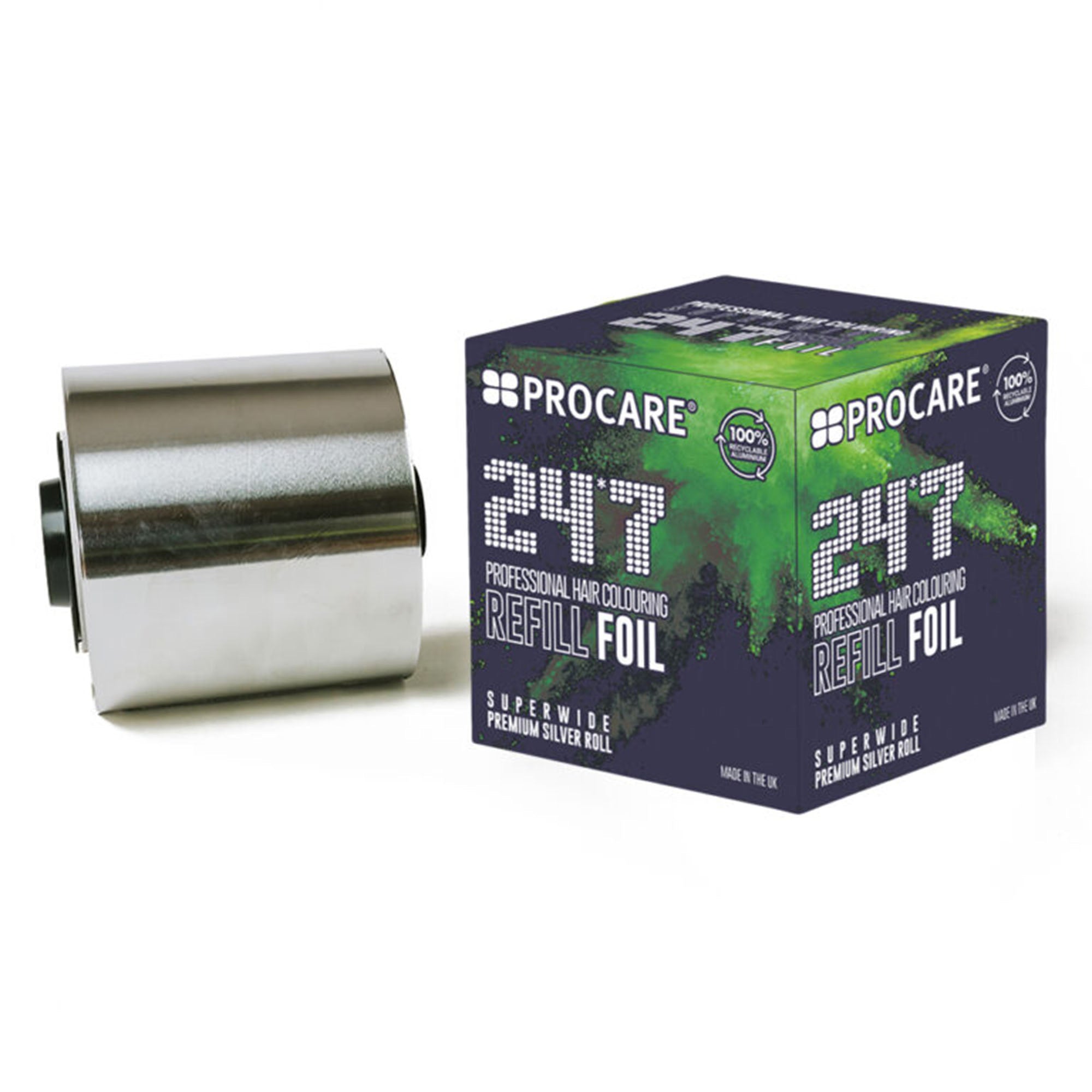 Procare - Premium Superwide Silver 24*7 Hair Foil Refill Roll 120mm x 450m