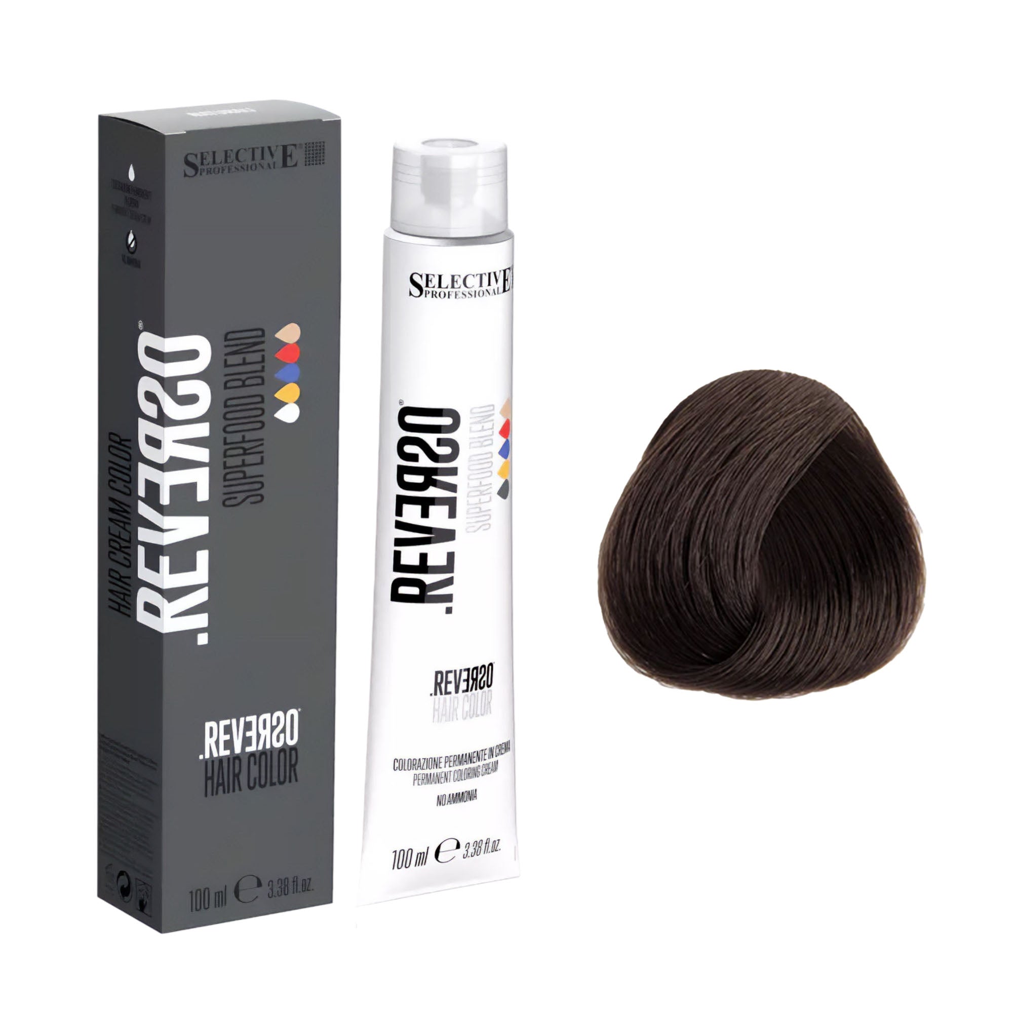 Selective Professional - Reverso Hair Cream Colour Deep Natural Series 100ml