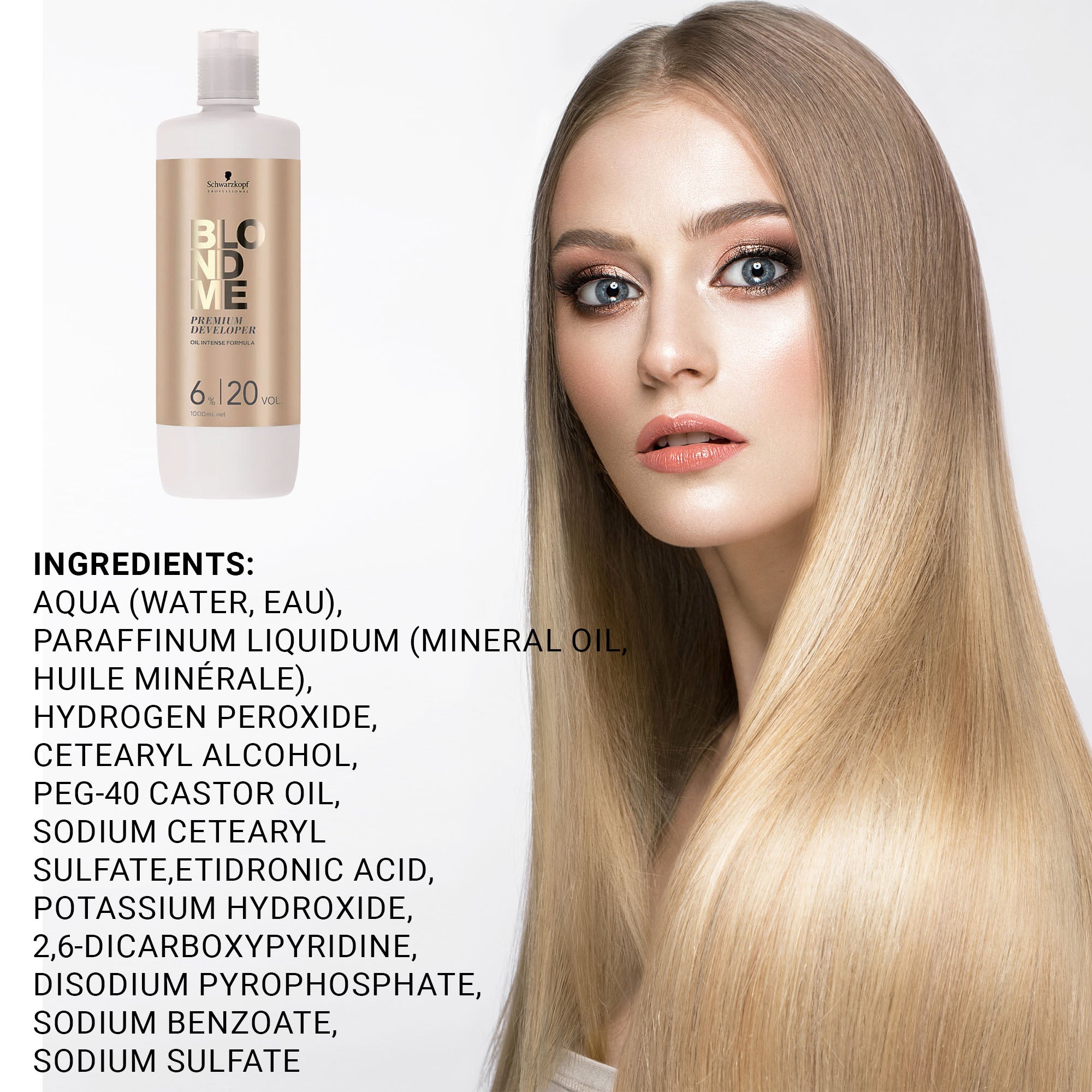 Schwarzkopf Professional - Blond Me Premium Developer 6% 20 Vol. 1000ml