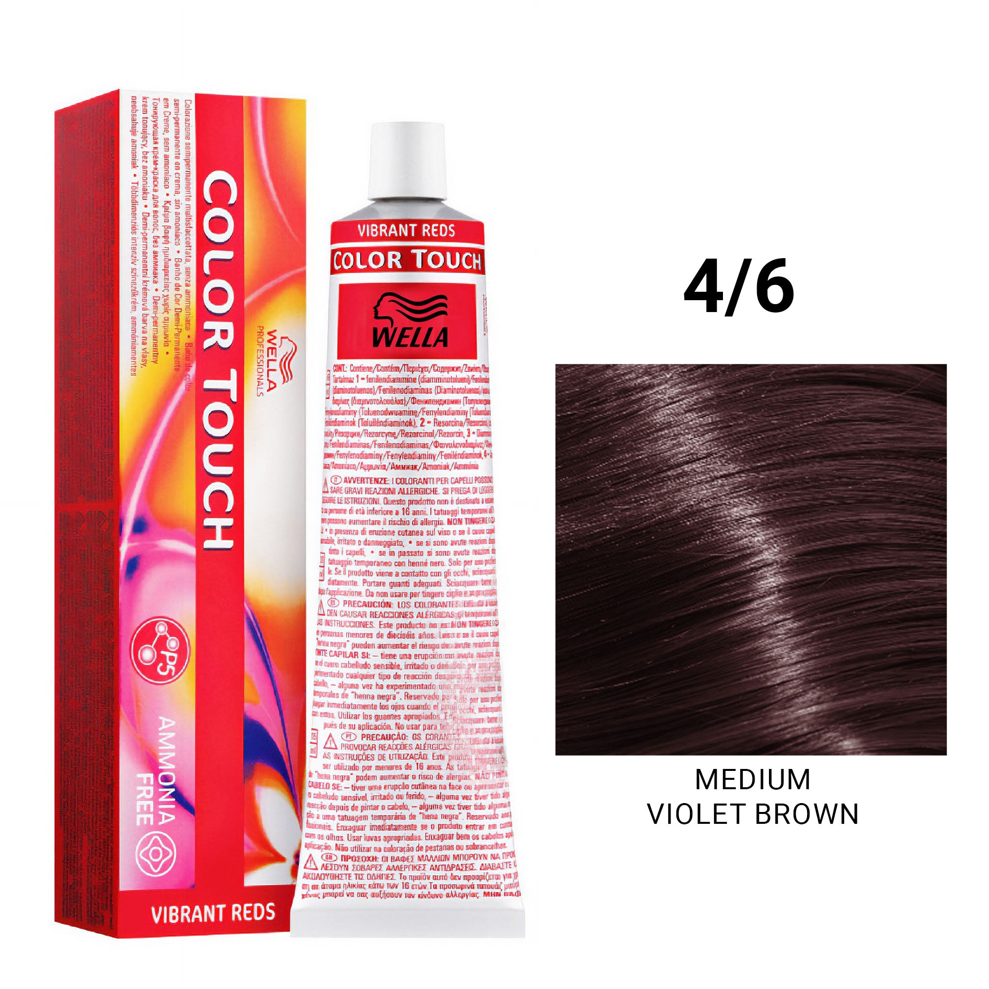 Wella Professionals - Color Touch 4/6 Medium Violet Brown 60ml