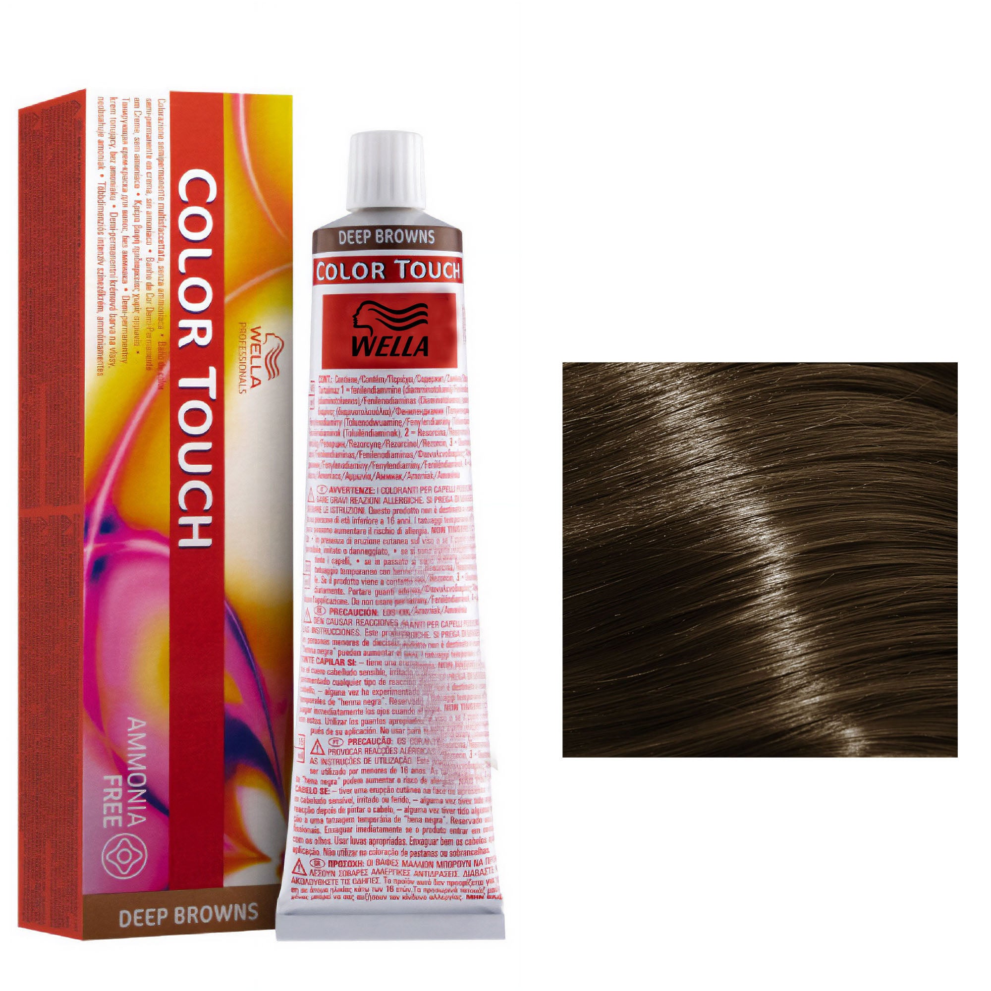 Wella Professionals - Color Touch 4/77 Medium Intense Brunette Brown 60ml