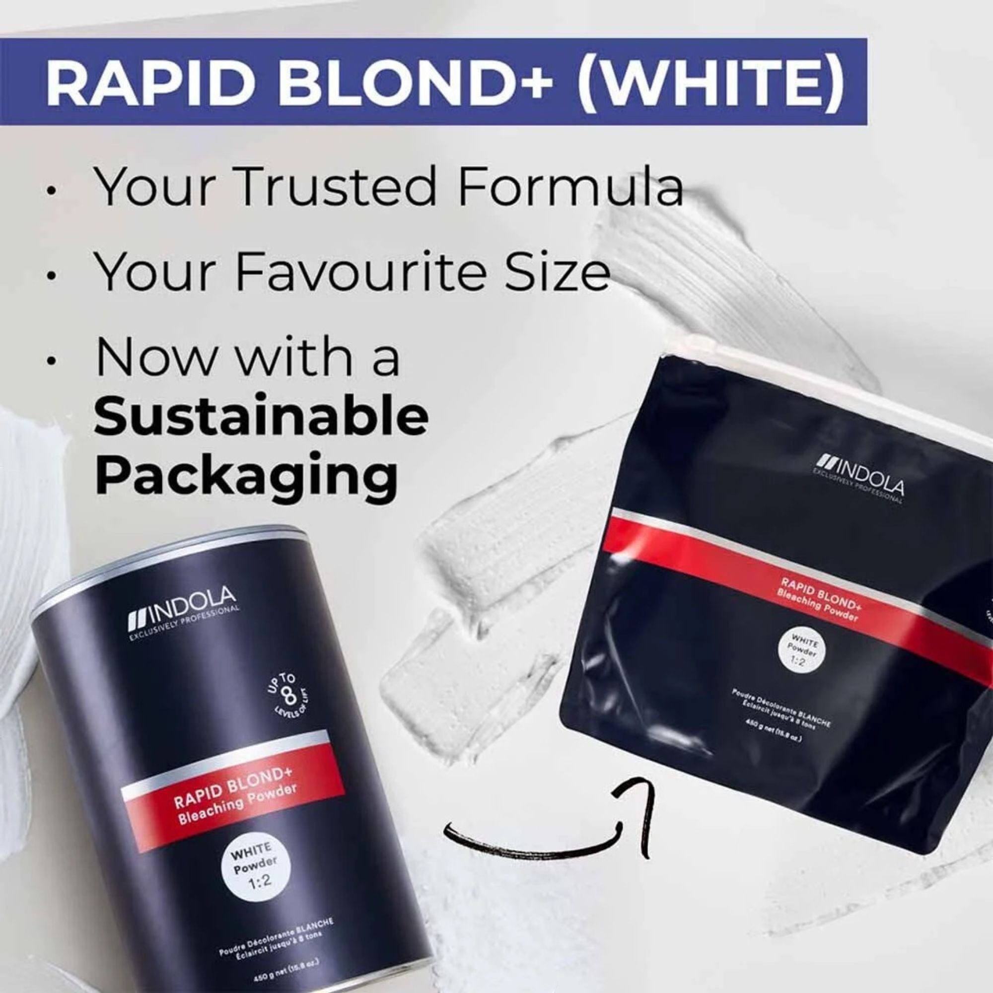 Indola - Profession Rapid Blond+ White Bleaching Powder 450g