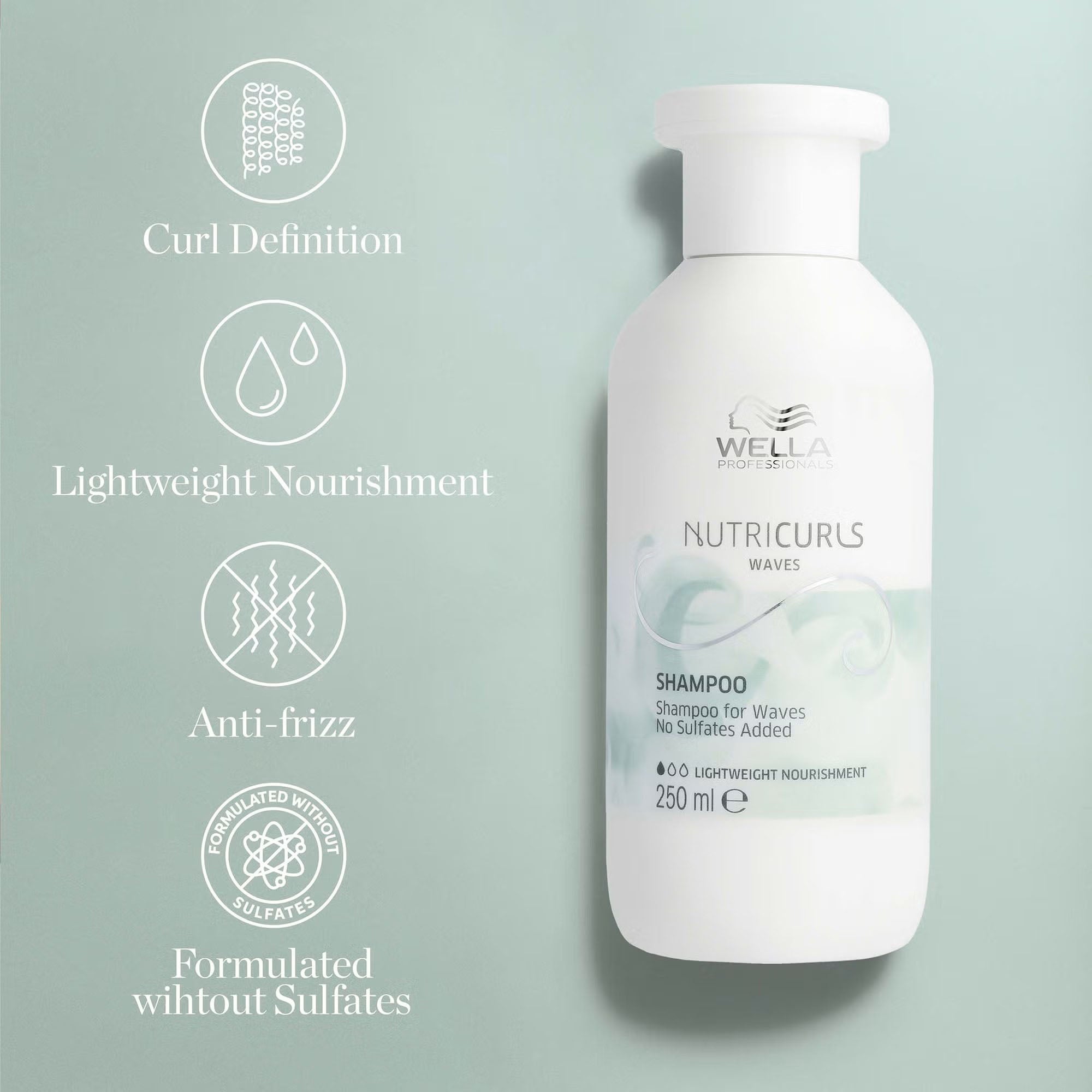 Wella Professionals - Nutricurls Waves Shampoo 250ml