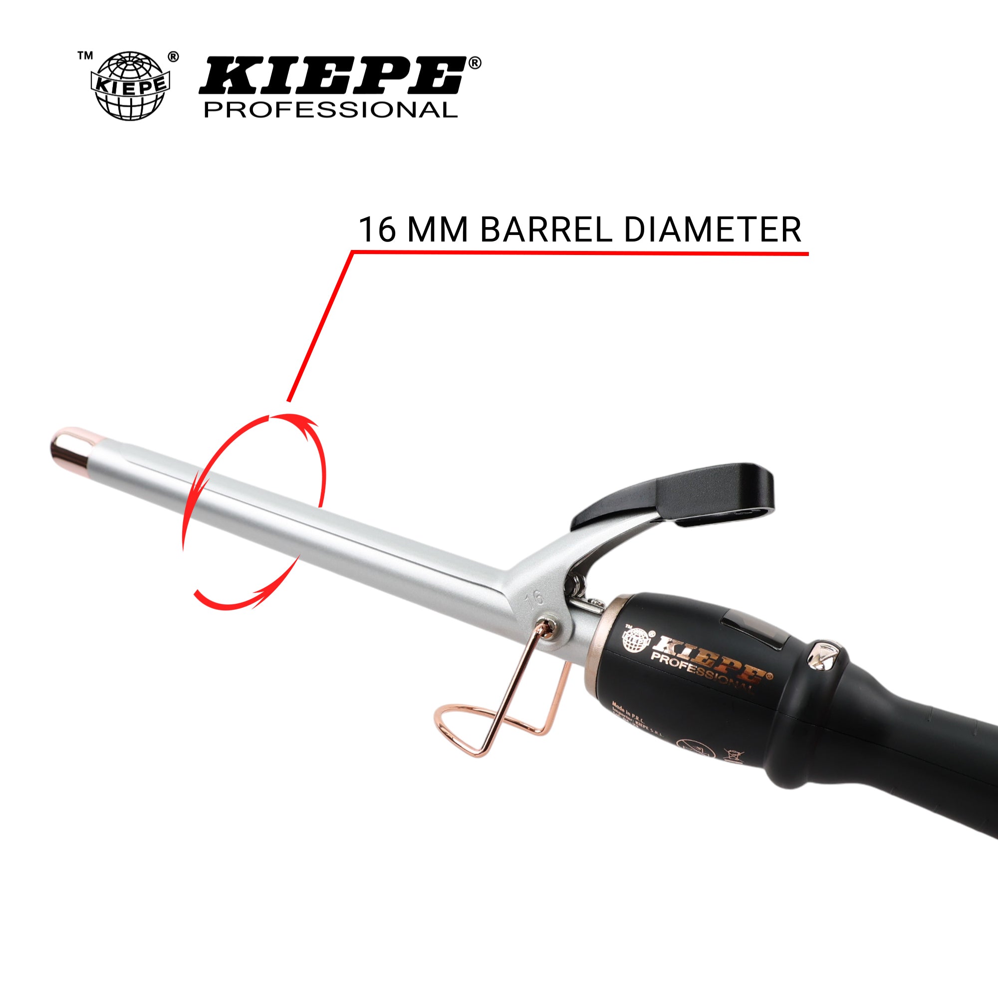 Kiepe - Curling Iron Titanium Pro Digital Rose Gold 16mm