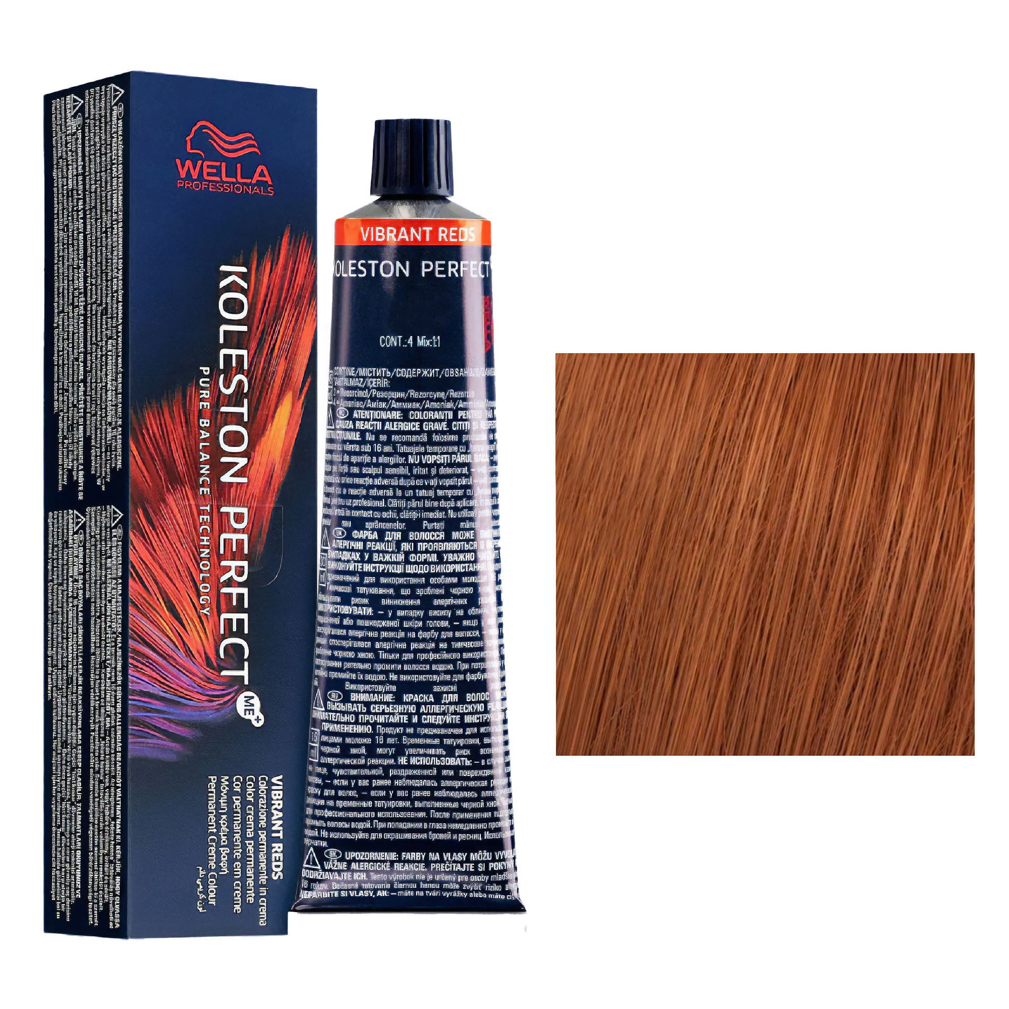 Wella Professionals - Koleston Perfect Me+ 7/47 Medium Blonde Red Brown 60ml