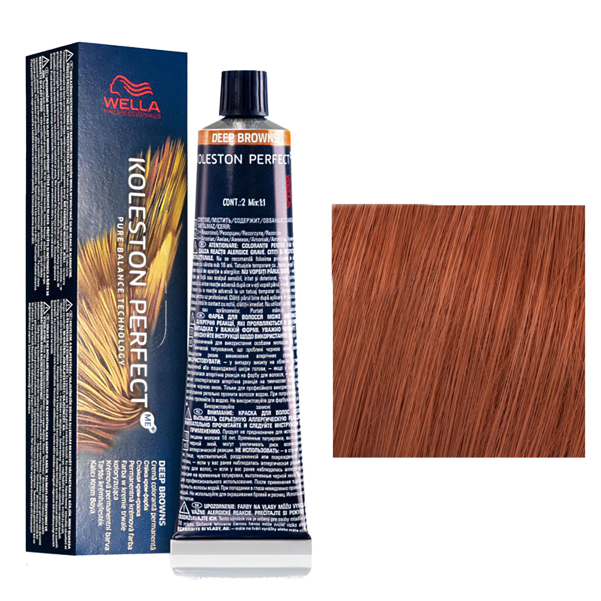 Wella Professionals - Koleston Perfect Me+ 8/74 Light Blonde Brown Red 60ml