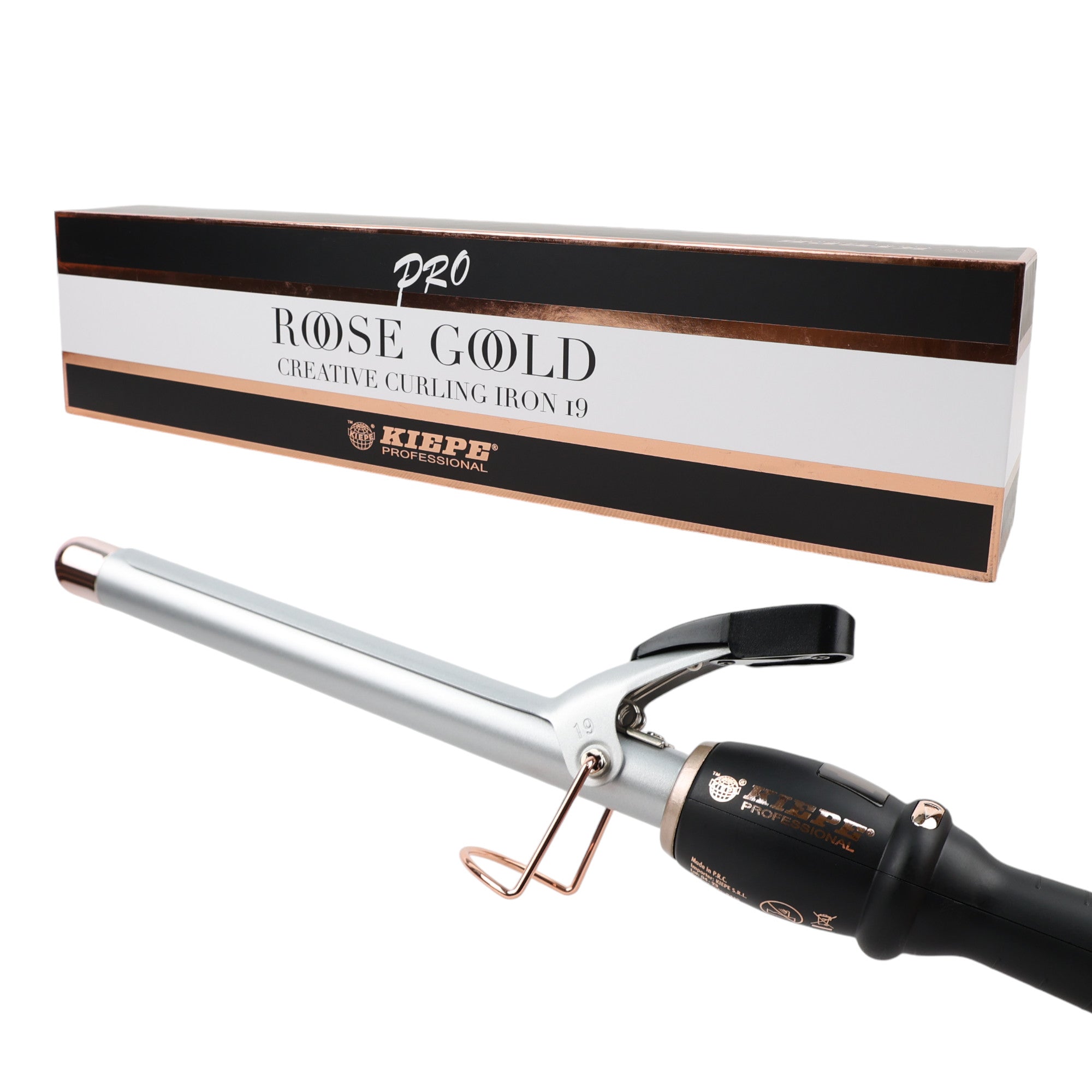 Kiepe - Curling Iron Titanium Pro Digital Rose Gold 19mm