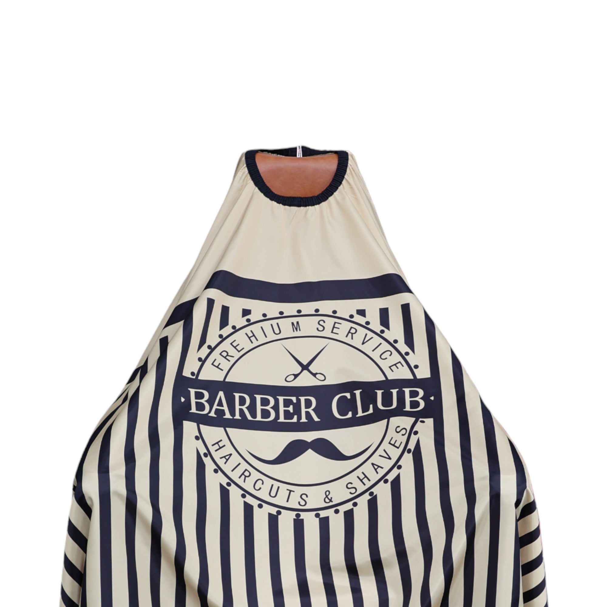 Gabri - Barber Hairdressing Hair Cutting Capes & Gowns Black & Yellow Thick Stripes