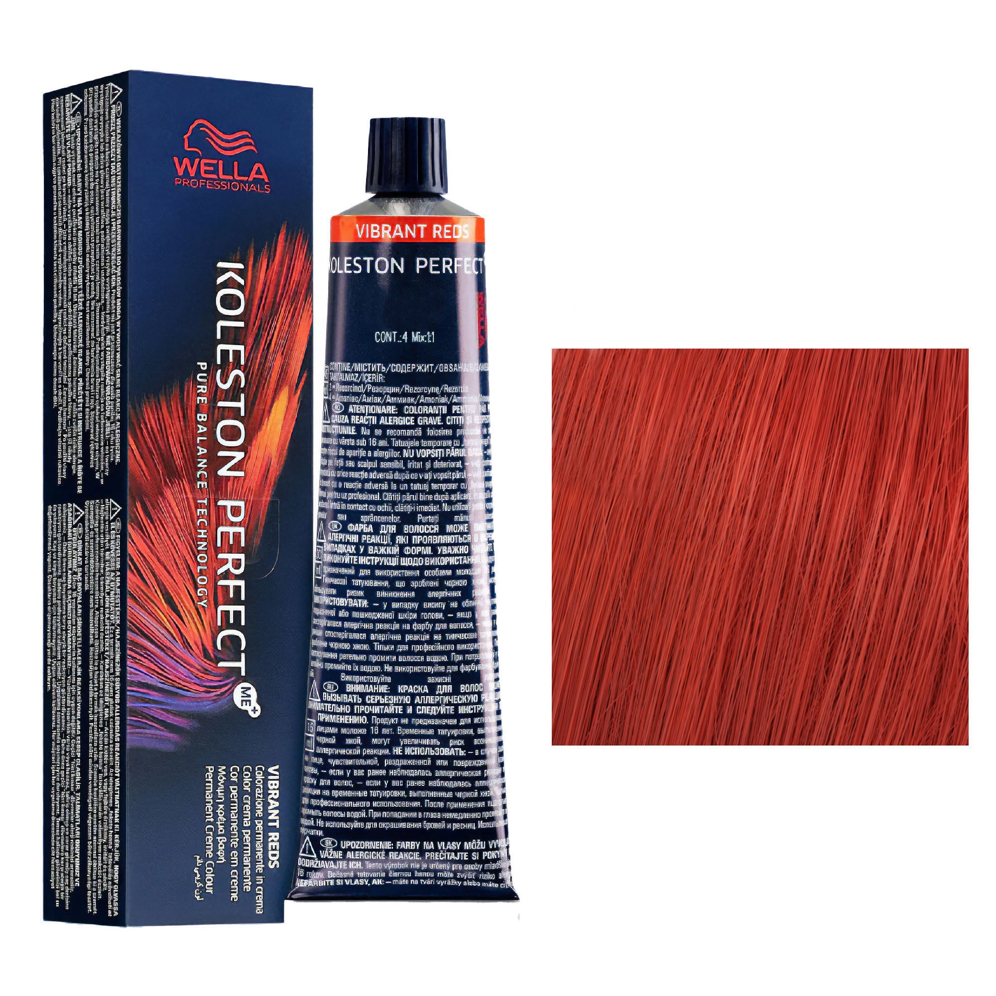 Wella Professionals - Koleston Perfect Me+ 77/44 Medium Blonde Intensive Red Intensive 60ml