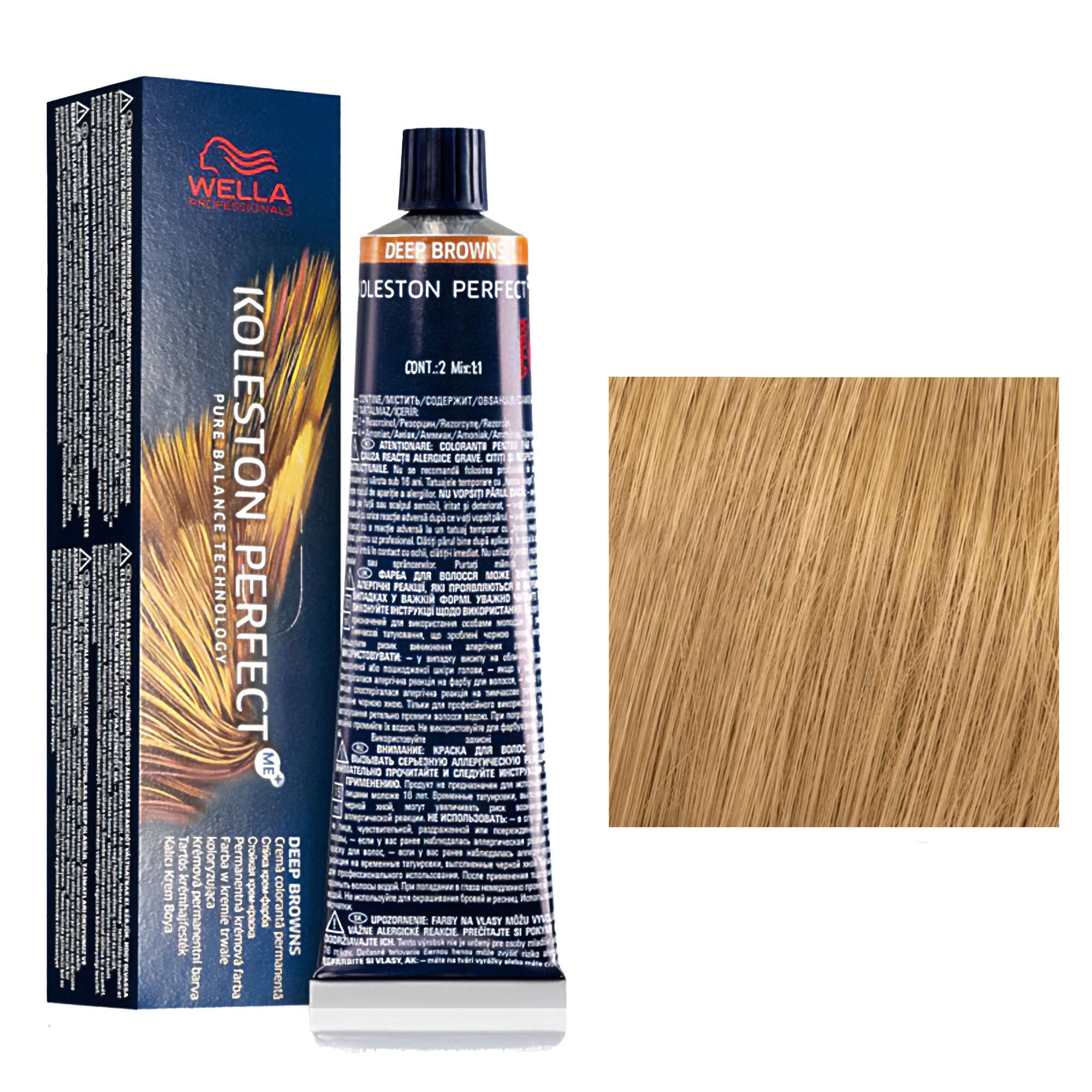 Wella Professionals - Koleston Perfect Me+ 9/73 Very Light Blonde Brown Gold 60ml