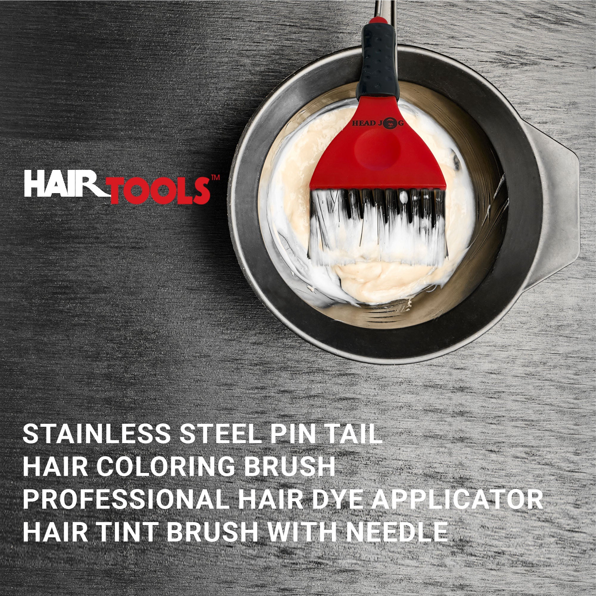 Head Jog - Metal Pin Tint Brush