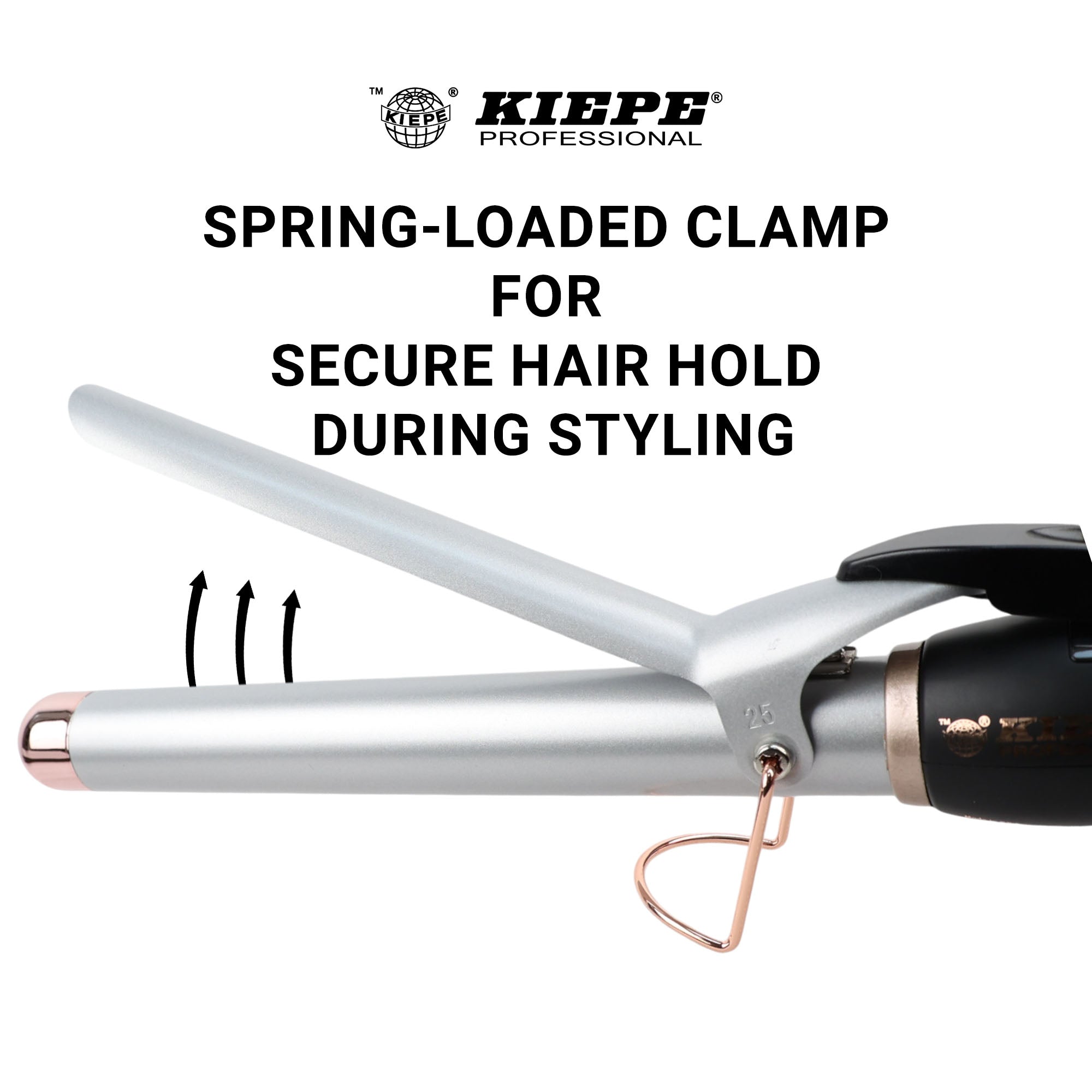 Kiepe - Curling Iron Titanium Pro Digital Rose Gold 25mm