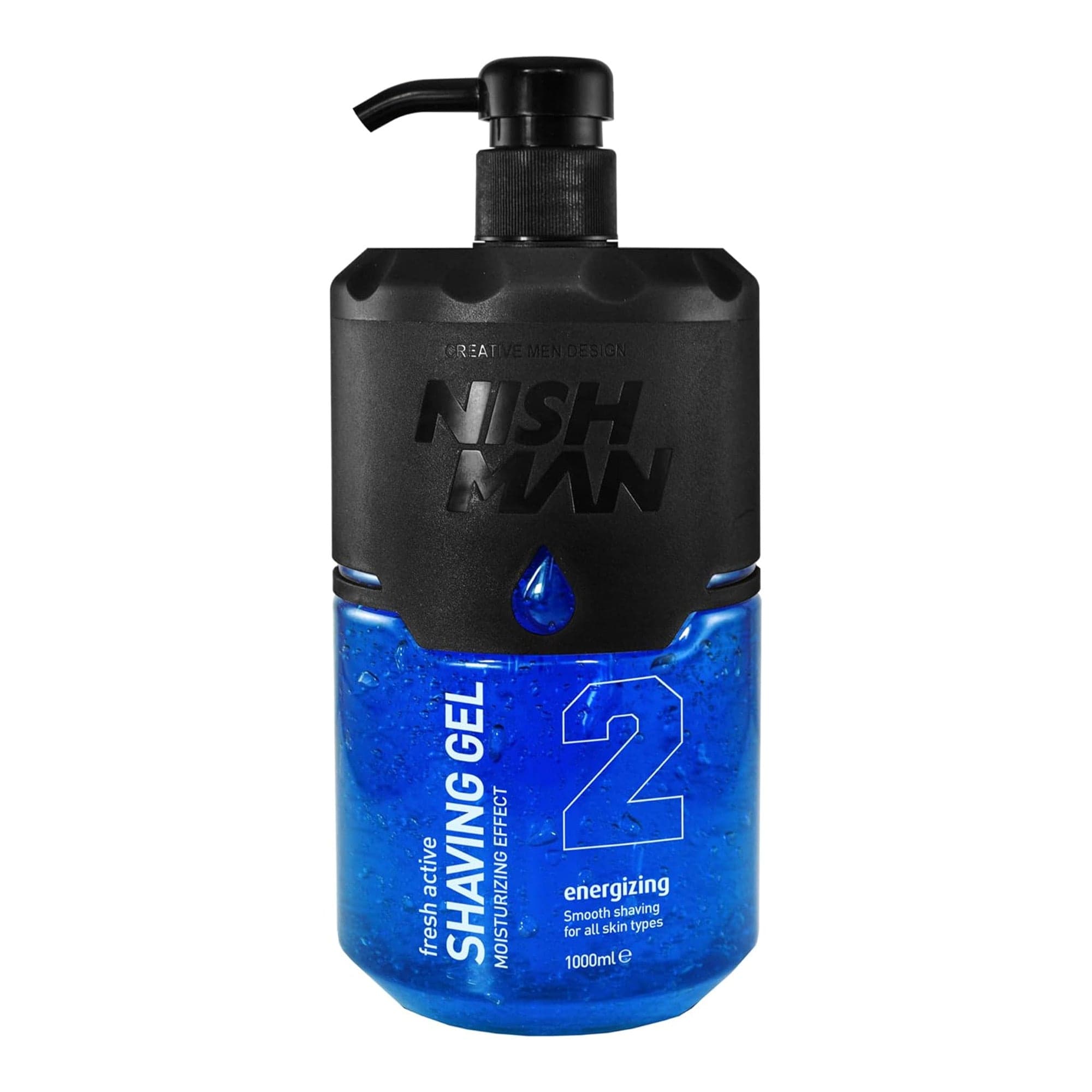Nishman - Shaving Gel No.2 Blue Energizing 1000ml