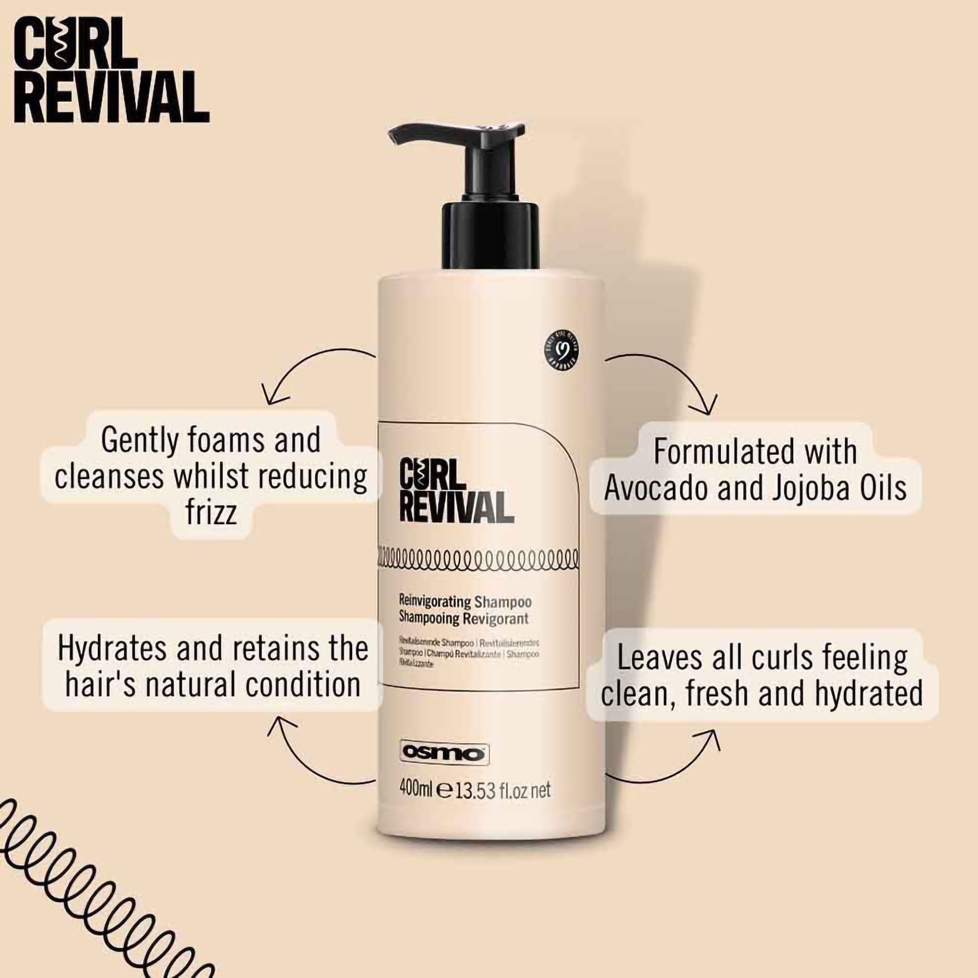 Osmo - Curl Revival Reinvigorating Shampoo 400ml