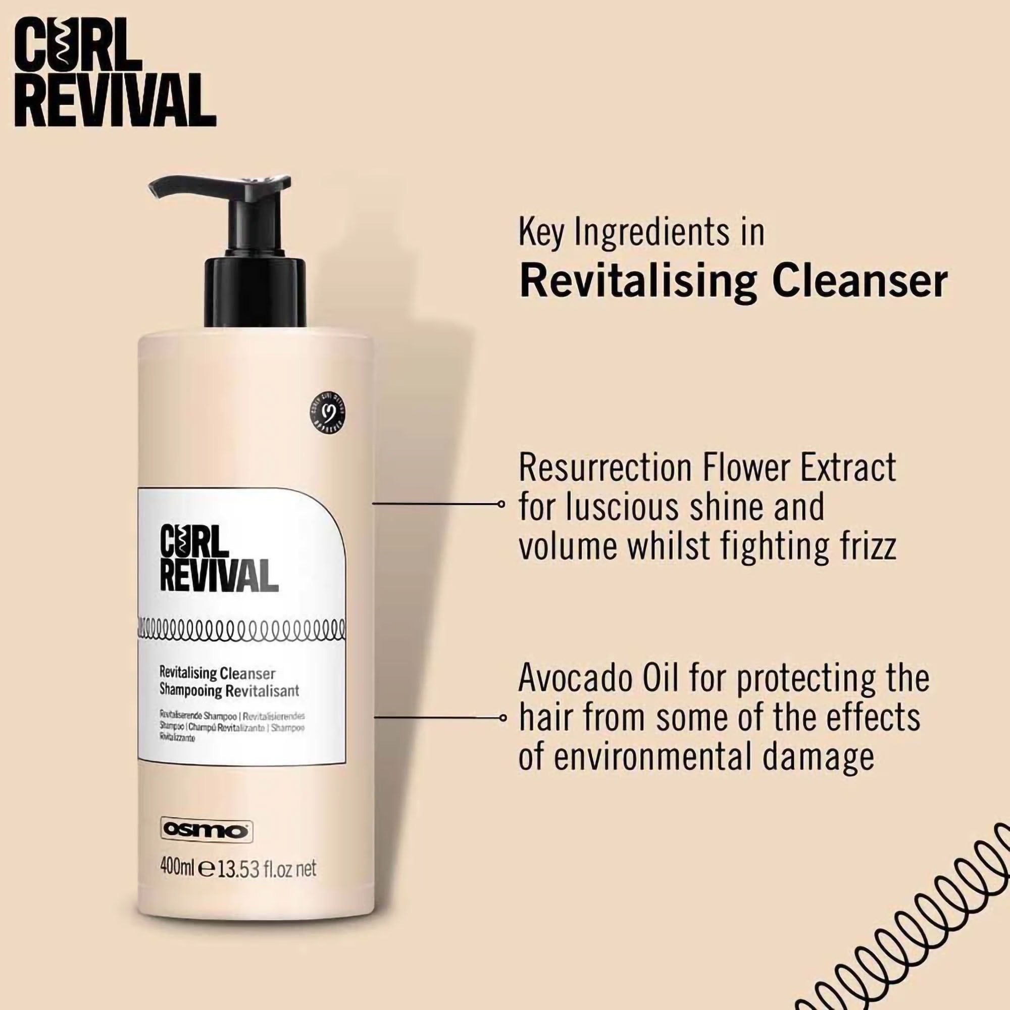 Osmo - Curl Revival Revitalising Cleanser 400ml