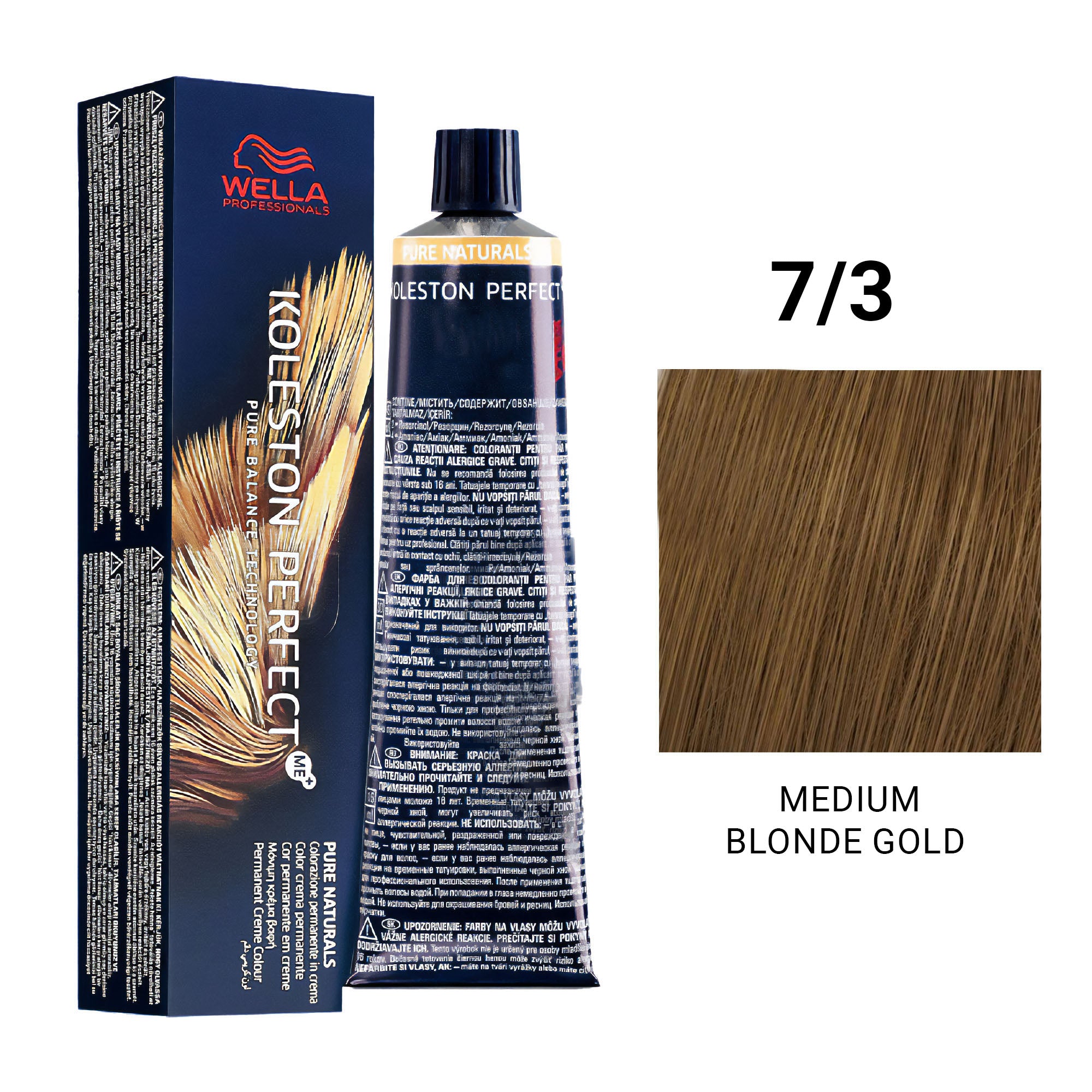 Wella Professionals - Koleston Perfect Me+ 7/3 Medium Blonde Gold 60ml