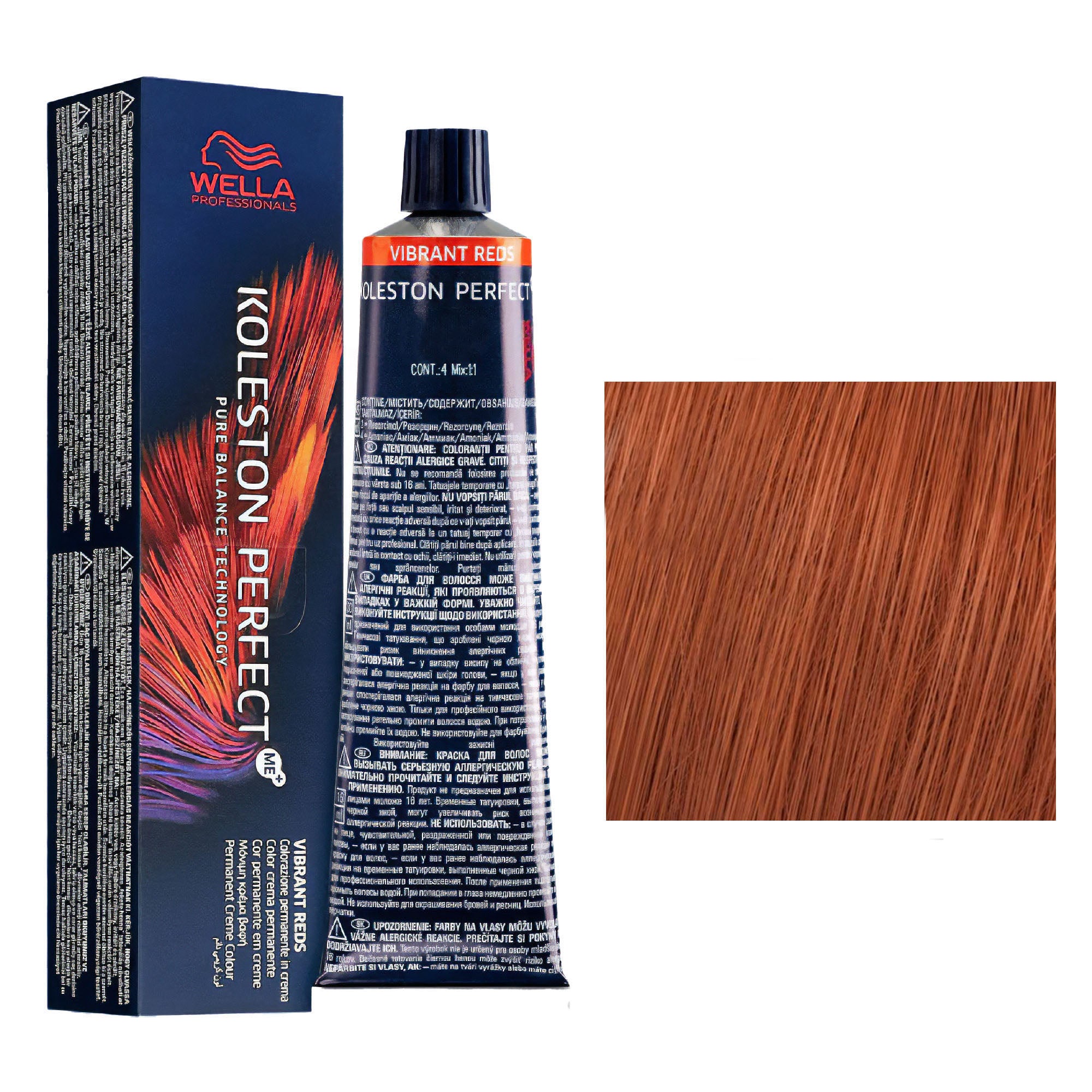 Wella Professionals - Koleston Perfect Me+ 8/43 Light Blonde Red Gold 60ml